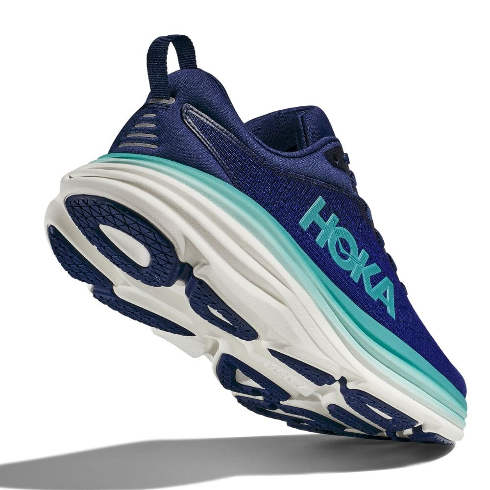 Hoka Women's Bondi 8 Running Shoes - Lightweight Cushioned Sneakers for Road Running, Walking & Gym Workouts | Perfect for Marathon Training, Jogging & Everyday Comfort
