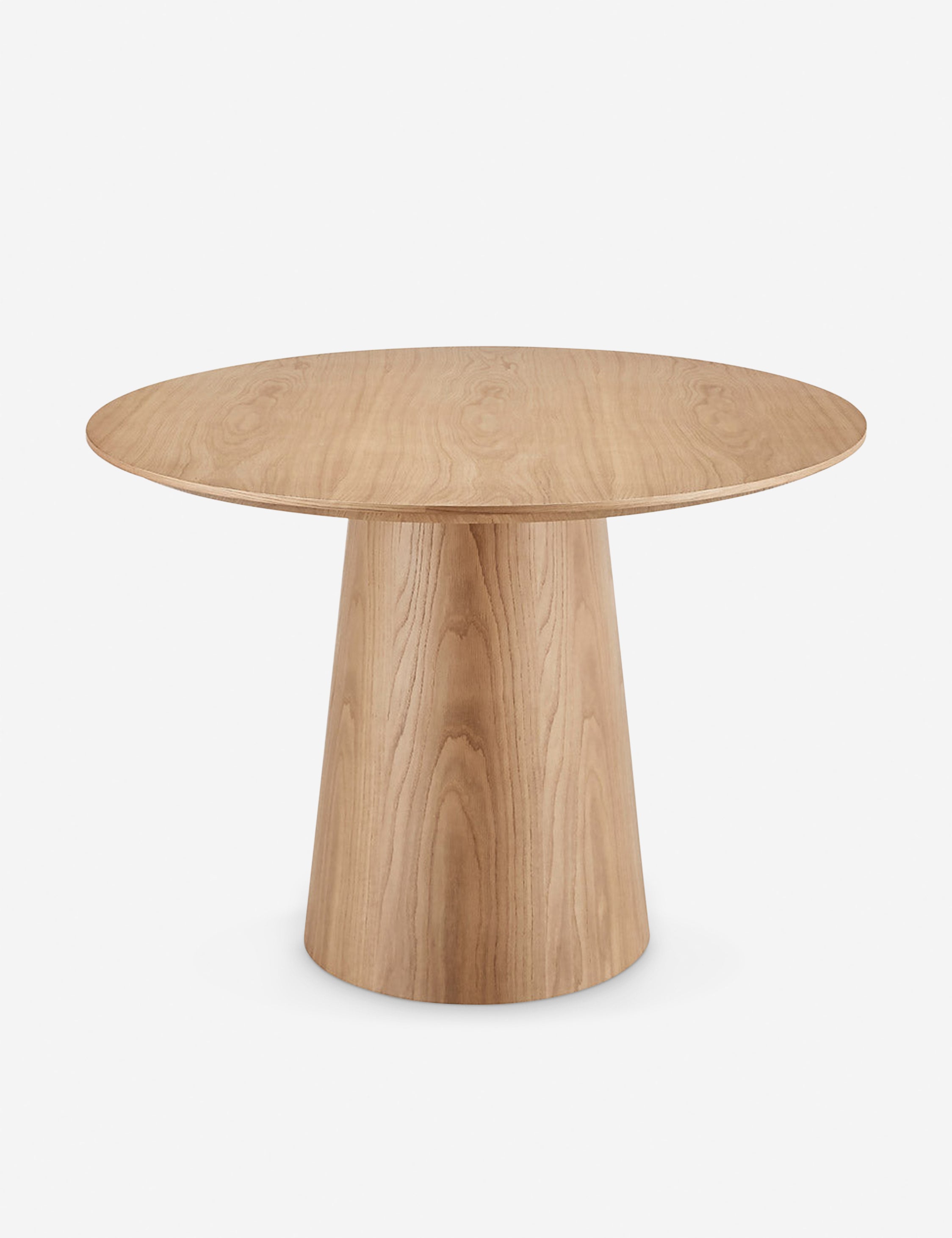 Round Dining Table - Modern Wooden Kitchen Table for 4-6 People | Perfect for Small Spaces, Breakfast Nook & Cozy Family Meals