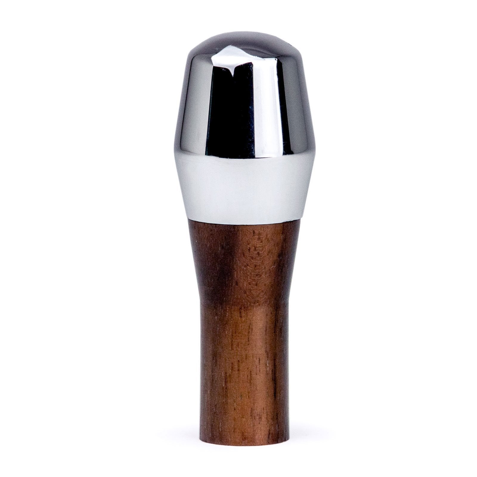 Premium Wooden Espresso Machine Brew Lever with Chrome Finish - Perfect for Home Baristas & Coffee Enthusiasts