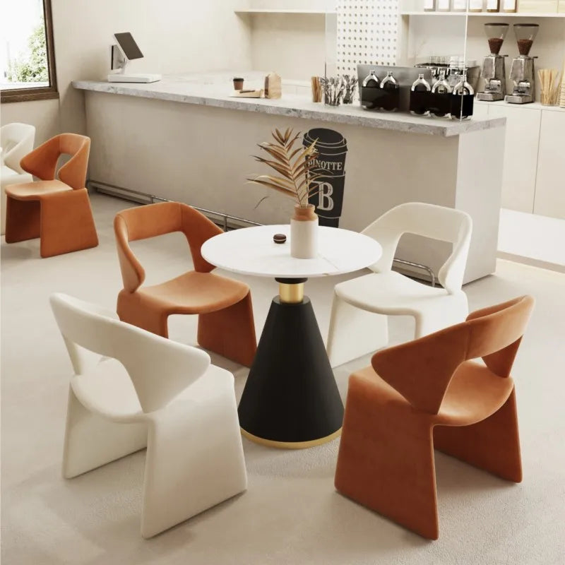 Luxury Velvet Dining Chair - Modern Upholstered Accent Chair for Dining Room, Living Room, and Home Office - Elegant Comfort & Stylish Design for Entertaining Guests