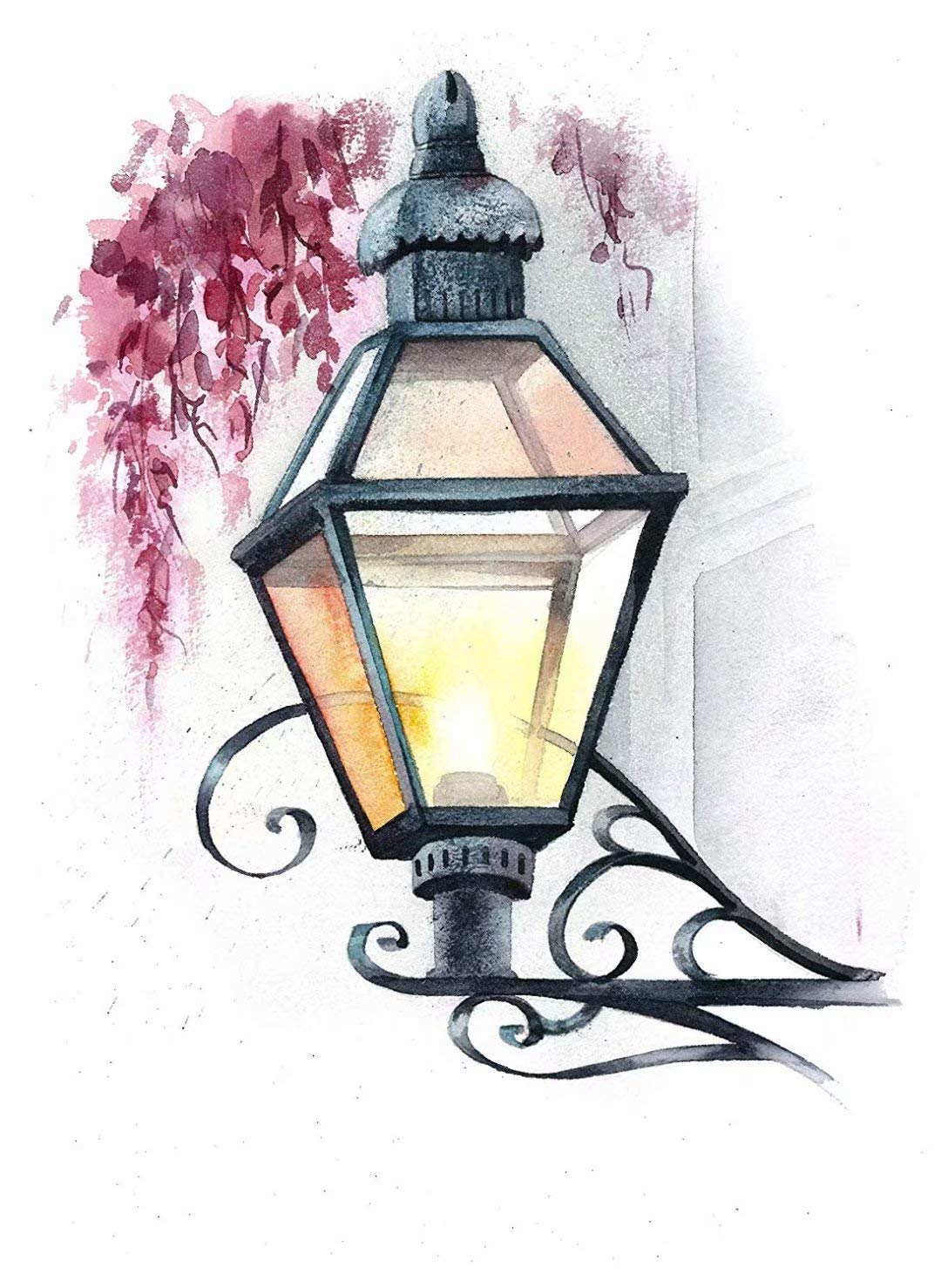 PaintWorks Paint By Number Kit - Leaf Light Design (Framed) | DIY Art for Beginners, Home Decor & Relaxation Activity