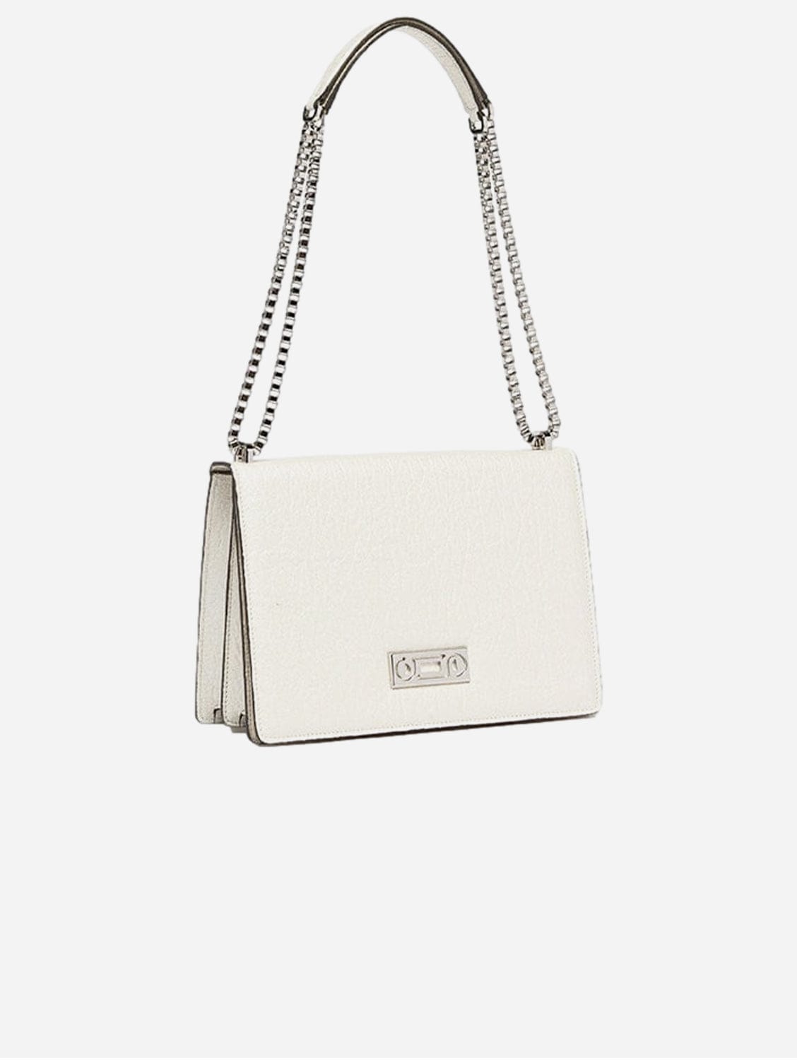 Cristiana Pinatex® Vegan Leather Shoulder Bag - Pearled White | Ethical Fashion Accessory for Women | Perfect for Work, Travel & Everyday Use