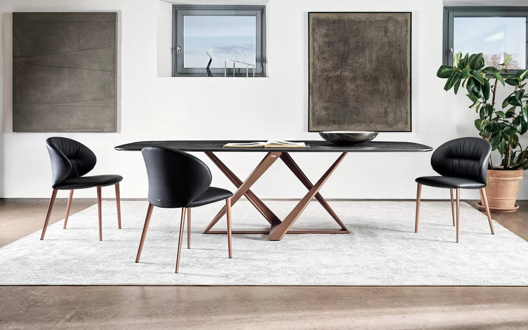 Bontempi Drop Chair - Modern Accent Chair for Living Room, Bedroom & Office - Stylish and Comfortable Seating Solution for Home Decor