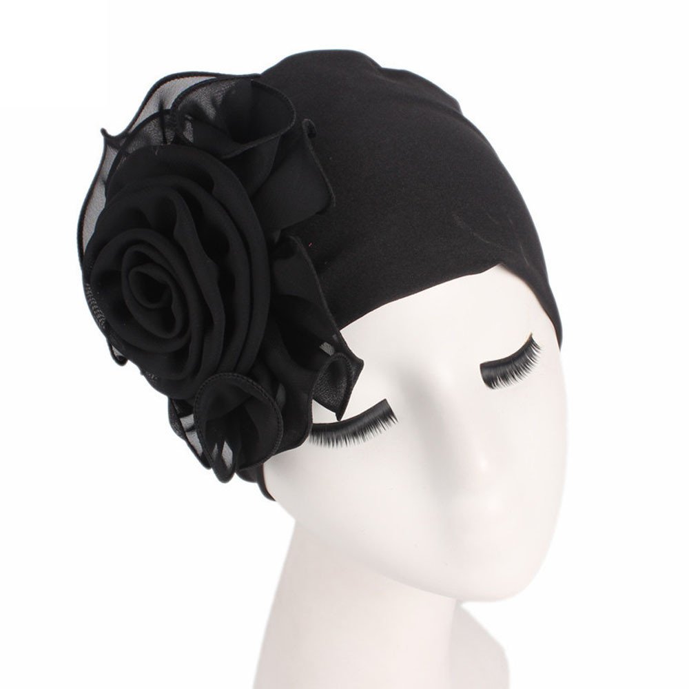 Stylish Chemo Turban Hats for Women - Retro Floral Braided Headscarf, Stretchy Cancer Head Wrap Cap - Perfect for Chemotherapy, Hospital Visits & Everyday Comfort