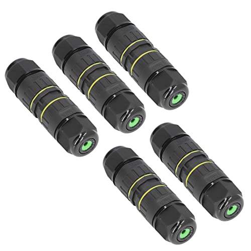 5PCS IP68 Waterproof Electrical Junction Box, 912mm Outdoor Cable Connector for Courtyard, Garden & Patio Lighting - Weatherproof Electrical Enclosure for Secure Wire Connections