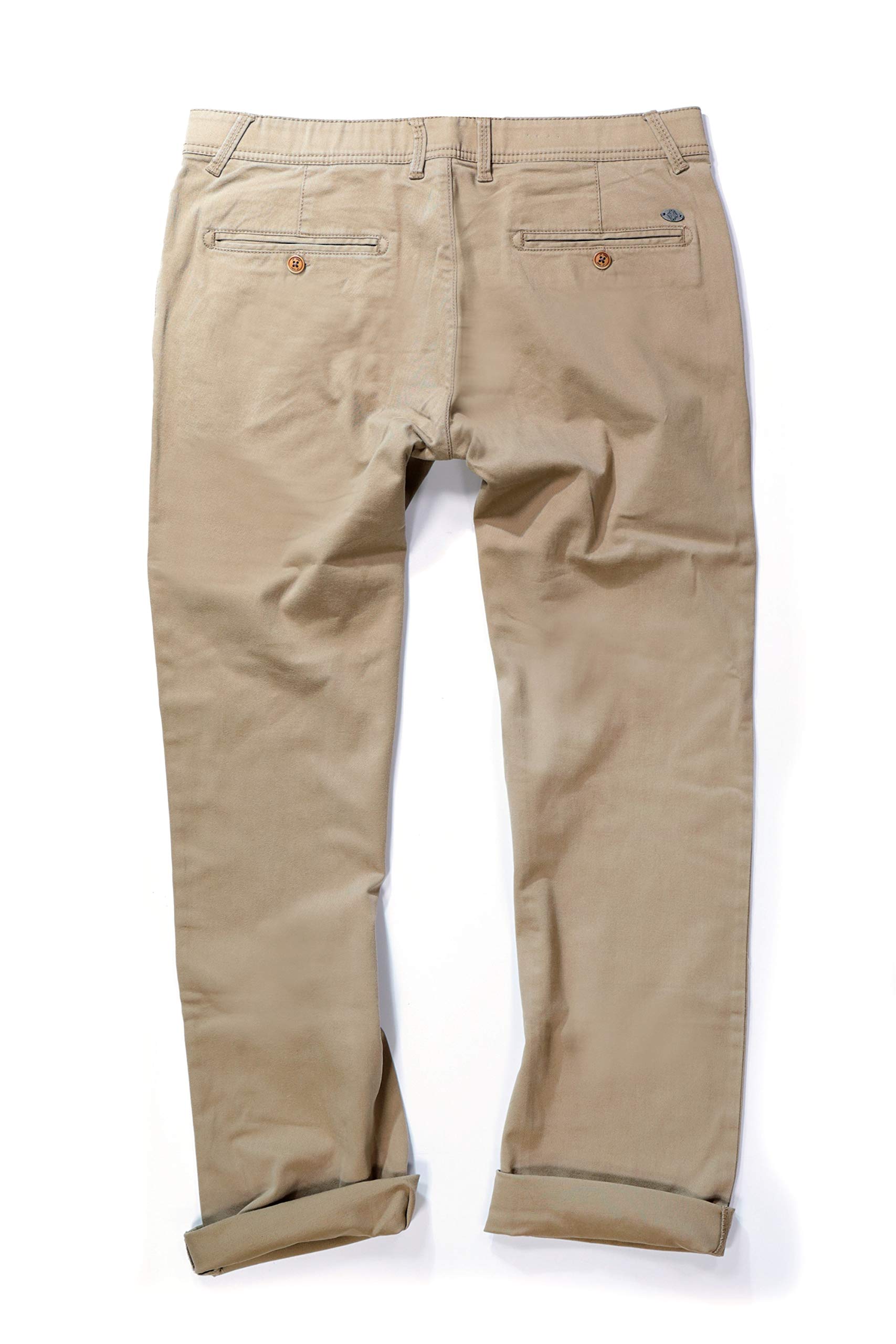 JP 1880 Men's Big & Tall Plus Size Stretch Chino Pants (Size L-8XL, Regular Fit) - Comfortable Office & Casual Wear for Everyday Use