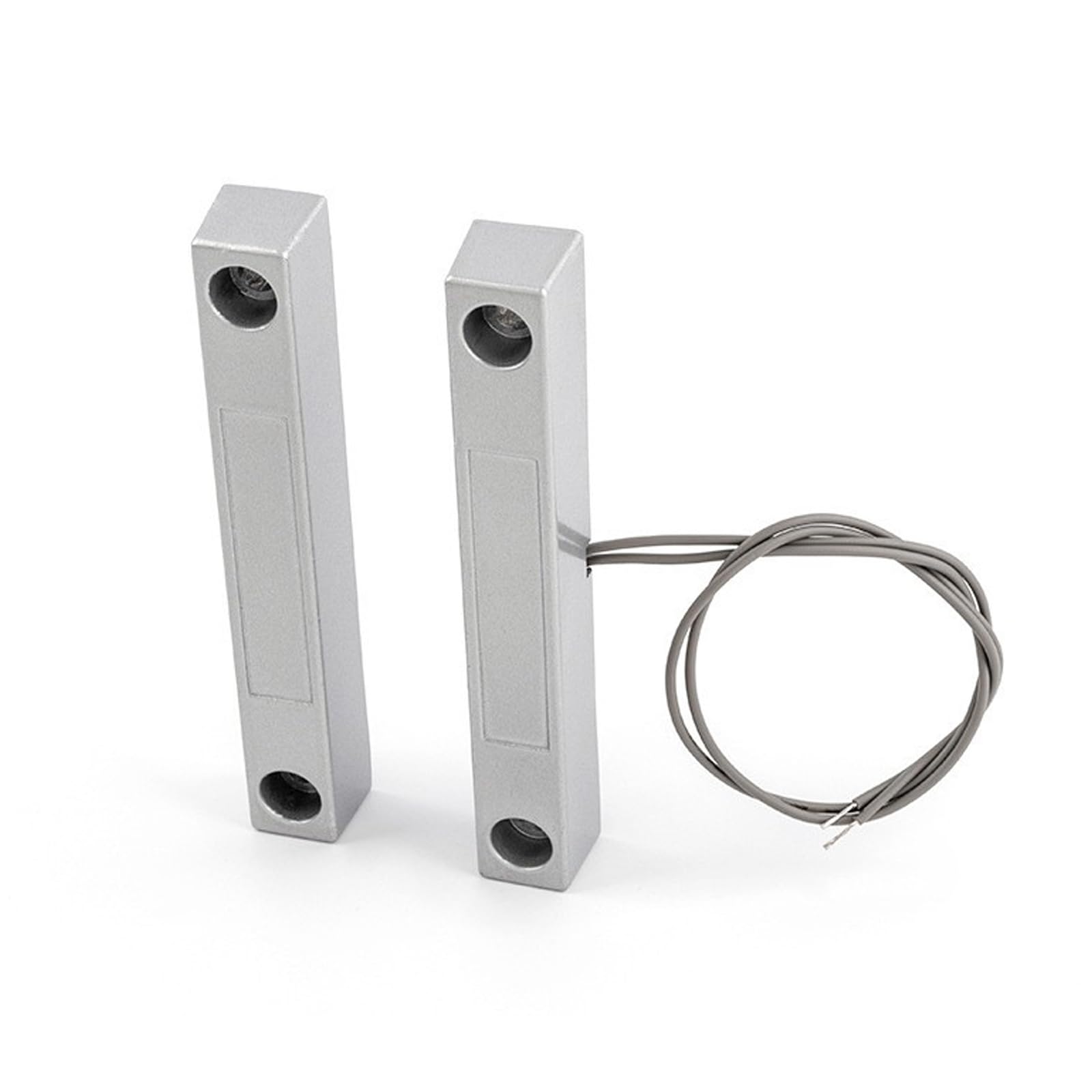 Home Security Wired Rolling Door Contact Magnetic Reed Switch Alarm Sensor - NC Normally Closed for Garage, Warehouse & Office Doors - DIY Installation & Smart Home Integration