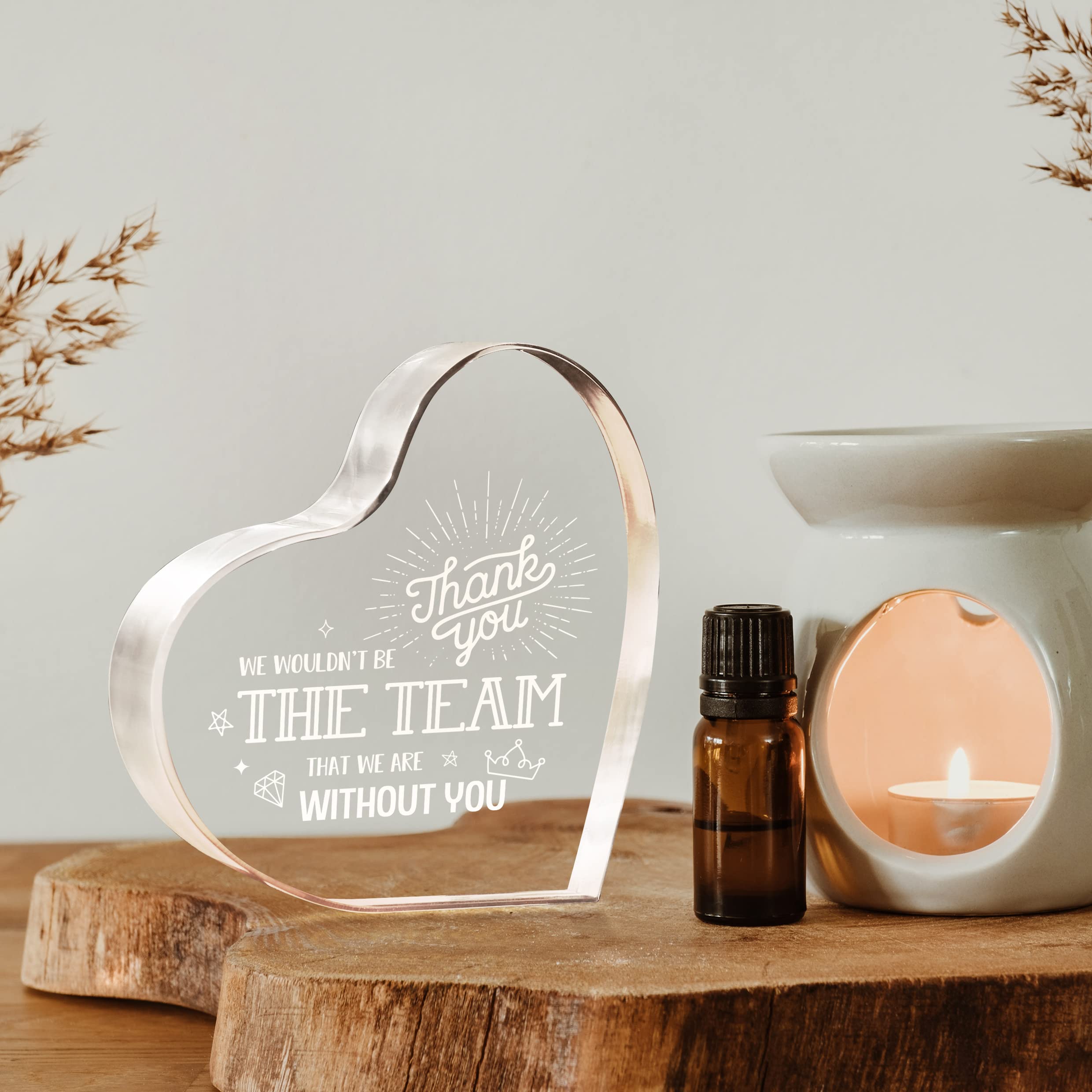Elequaint Boss Day Gifts for Her & Him - Acrylic Desk Plaque, Best Boss Appreciation & Retirement Gifts for Women & Men, Perfect for Office Decor, Boss Lady Recognition, and Workplace Celebrations