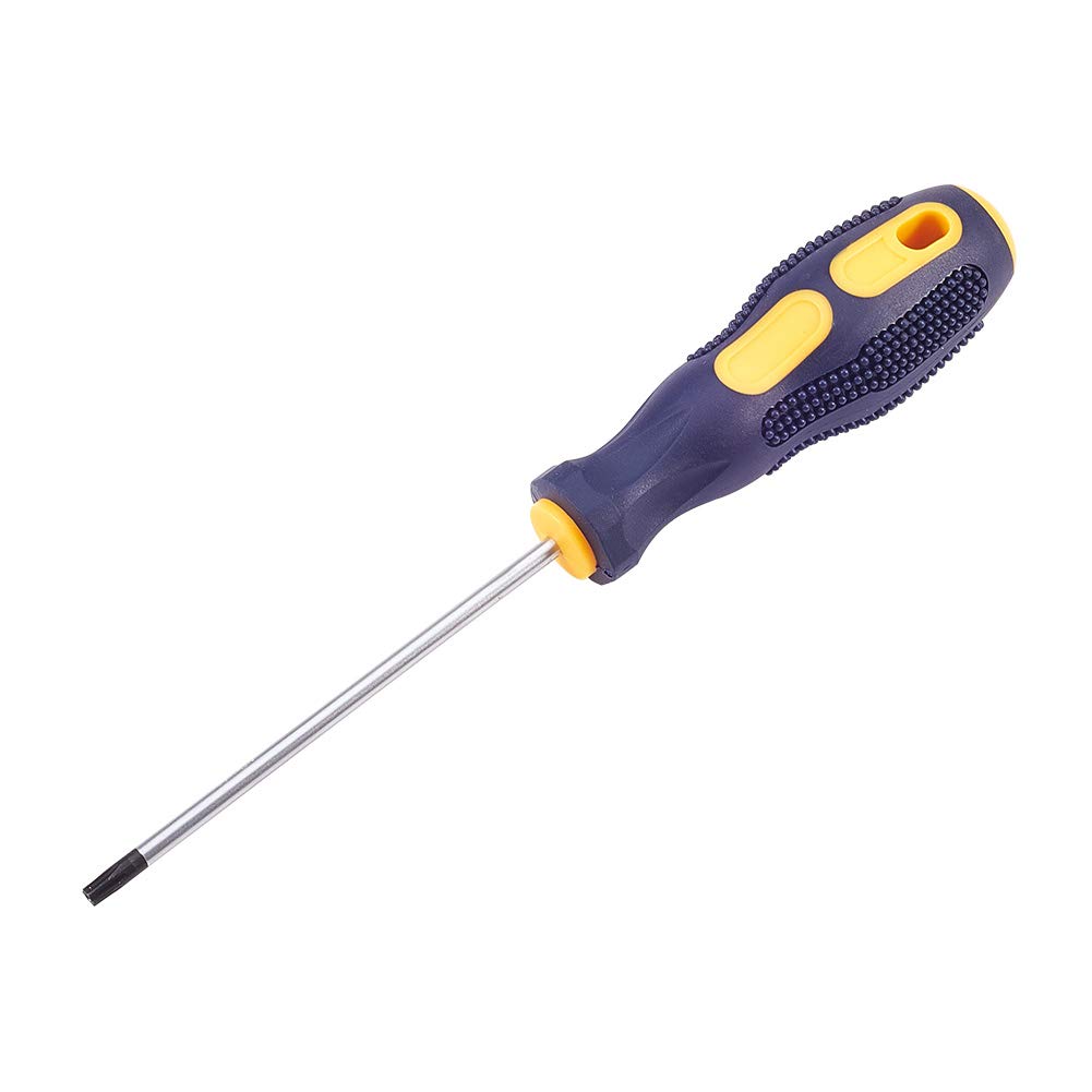 Utoolmart T20 Magnetic Torx Screwdriver - 100mm Chrome Vanadium Steel Shaft with 105mm Ergonomic Plastic Handle | Professional Torx Bit Screwdriver for Electronics Repair, Home Improvement & DIY Crafts | Perfect for Smartphone, Laptop & Furniture Assembly
