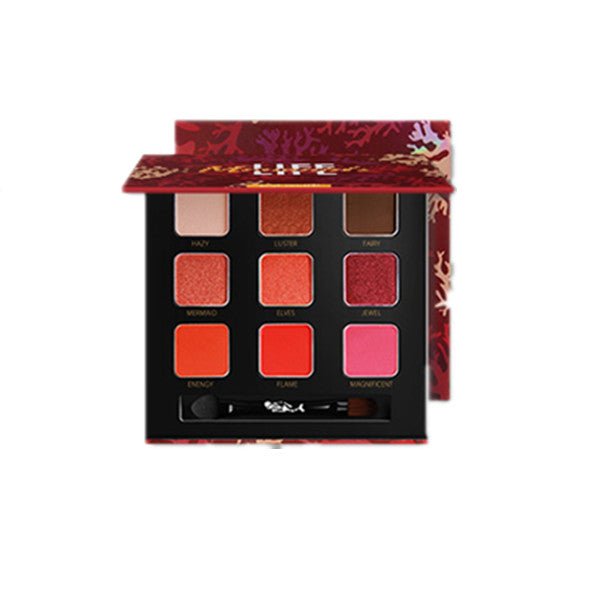LANSUR Sunset Series Mermaid Eyeshadow Palette - 12 Vibrant Colors, Highly Pigmented, Long Lasting Makeup for Party, Halloween, Cosplay & Special Occasions