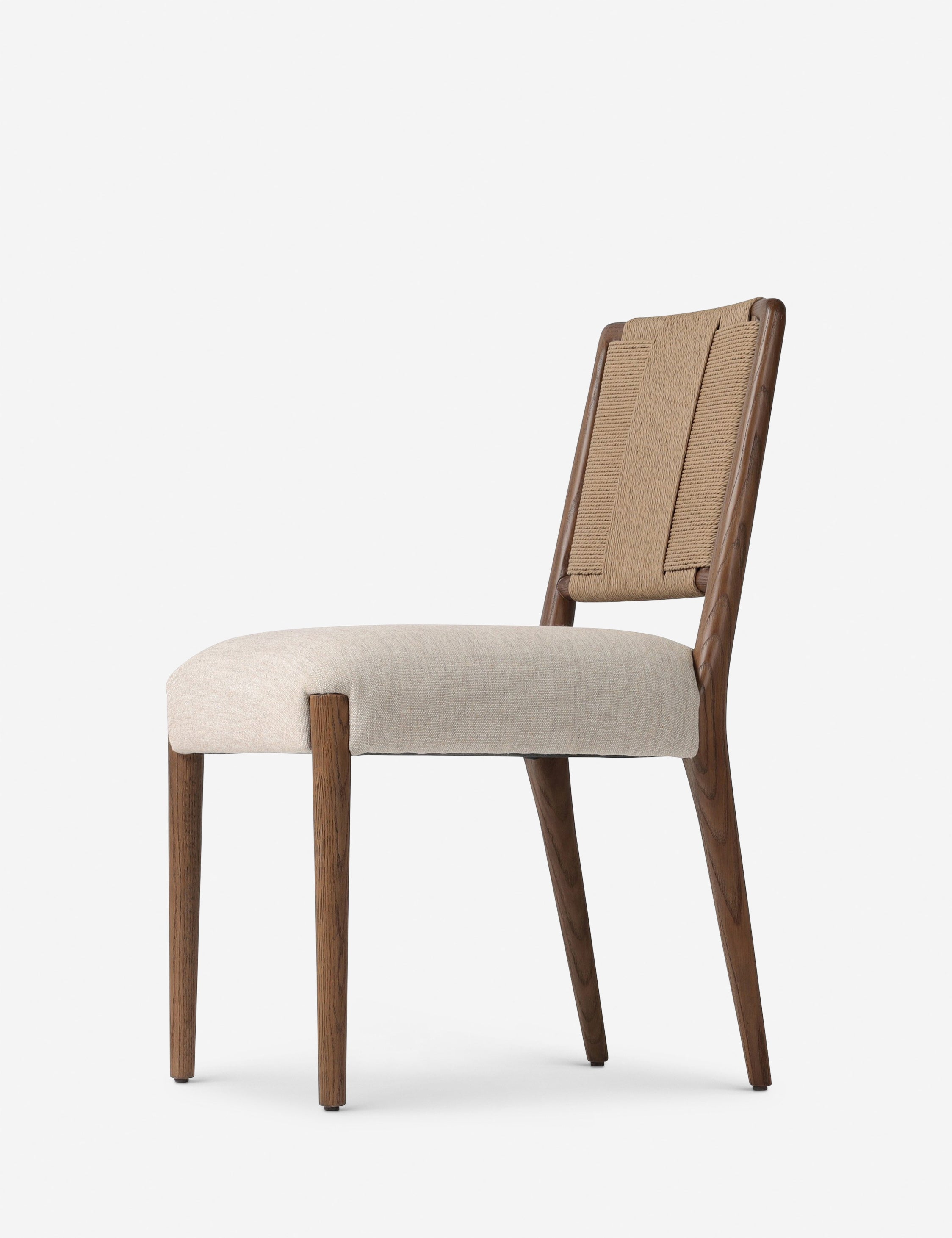 Fenmore Modern Dining Chair - Sturdy Wooden Kitchen Chair with Padded Seat - Perfect for Dining Room, Kitchen, Breakfast Nook & Home Office