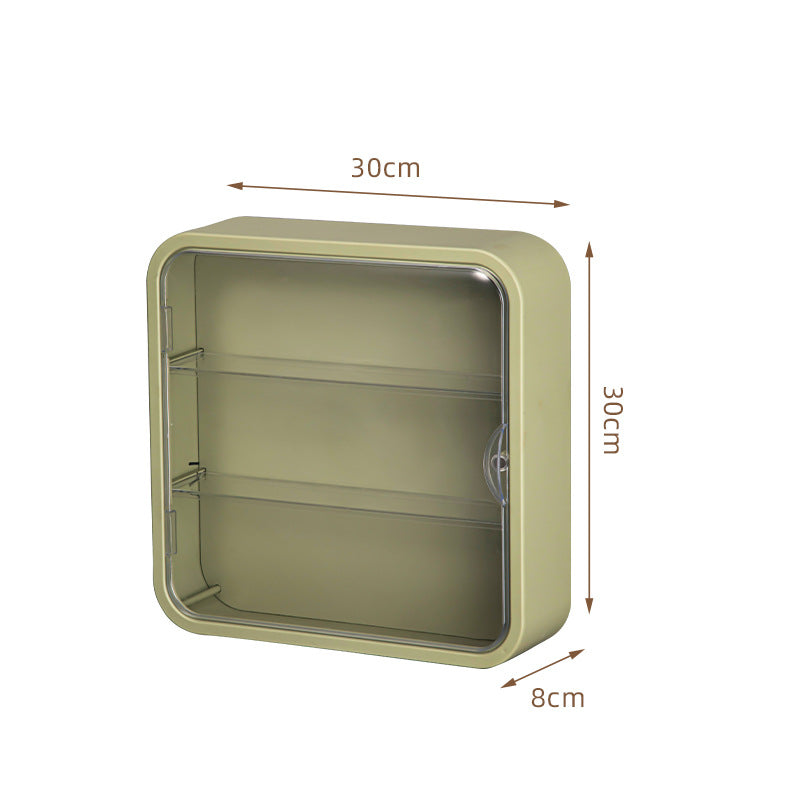 POP MART Modern Wall Mounted Display Case - Acrylic Collectible Storage Bin for Toys & Figures - Perfect for Bedroom, Office, and Living Room Decor