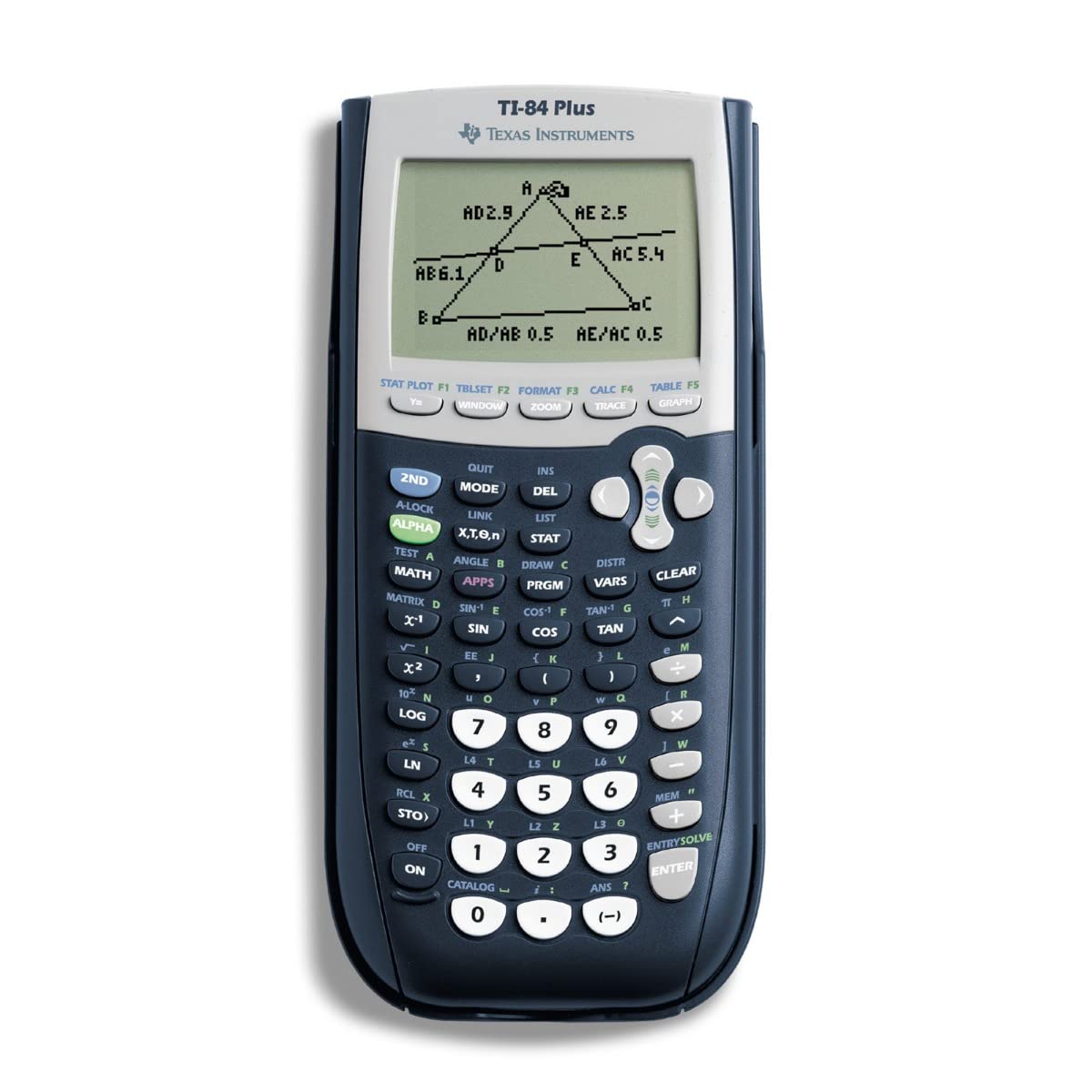 TI 84 Plus Graphing Calculator with WYNGS Protective Black Case - Perfect for High School & College Math, Science, Engineering Classes & Exams