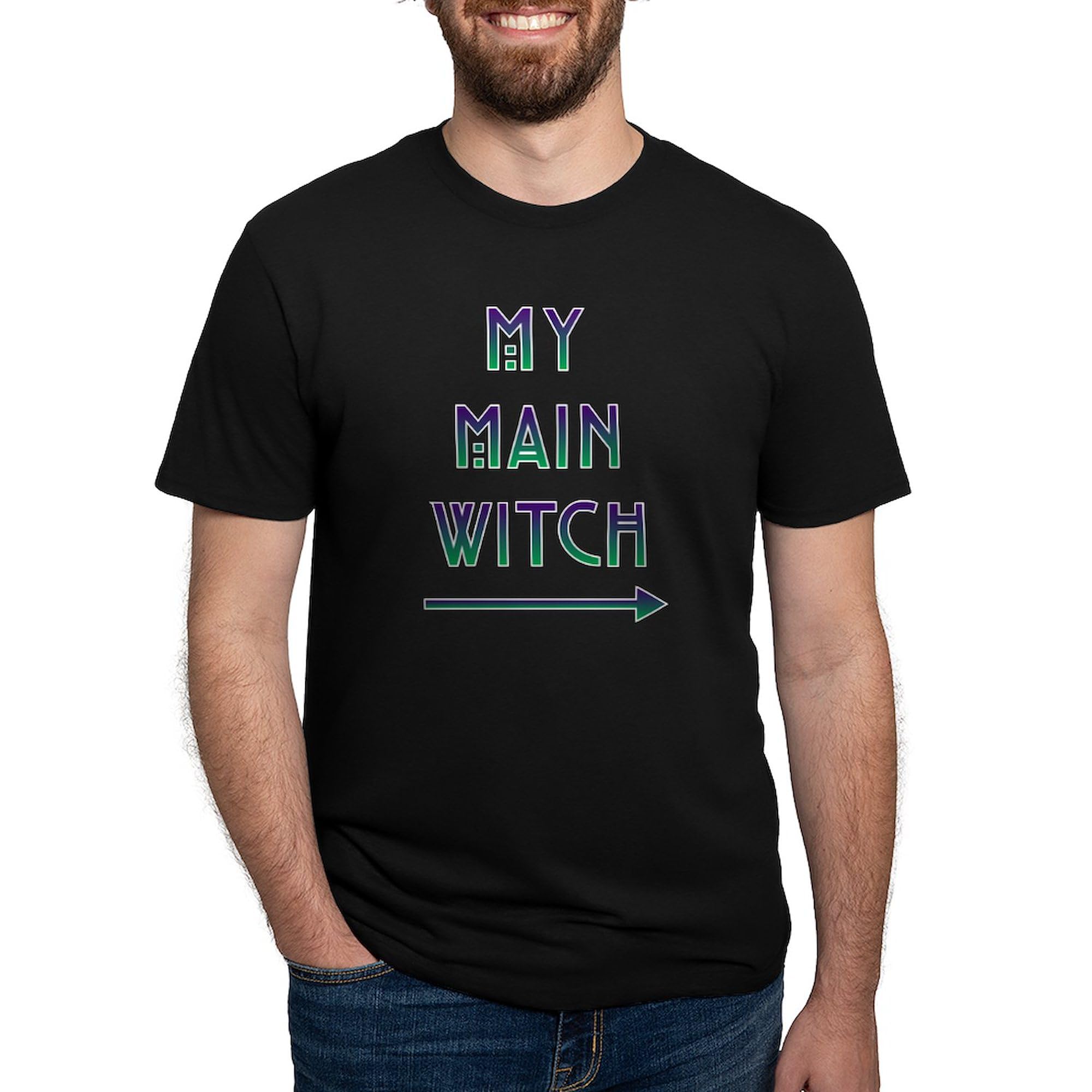 Halloween My Main Witch Men's Tri-Blend T-Shirt - Soft Premium Deluxe Fit for Parties & Costumes