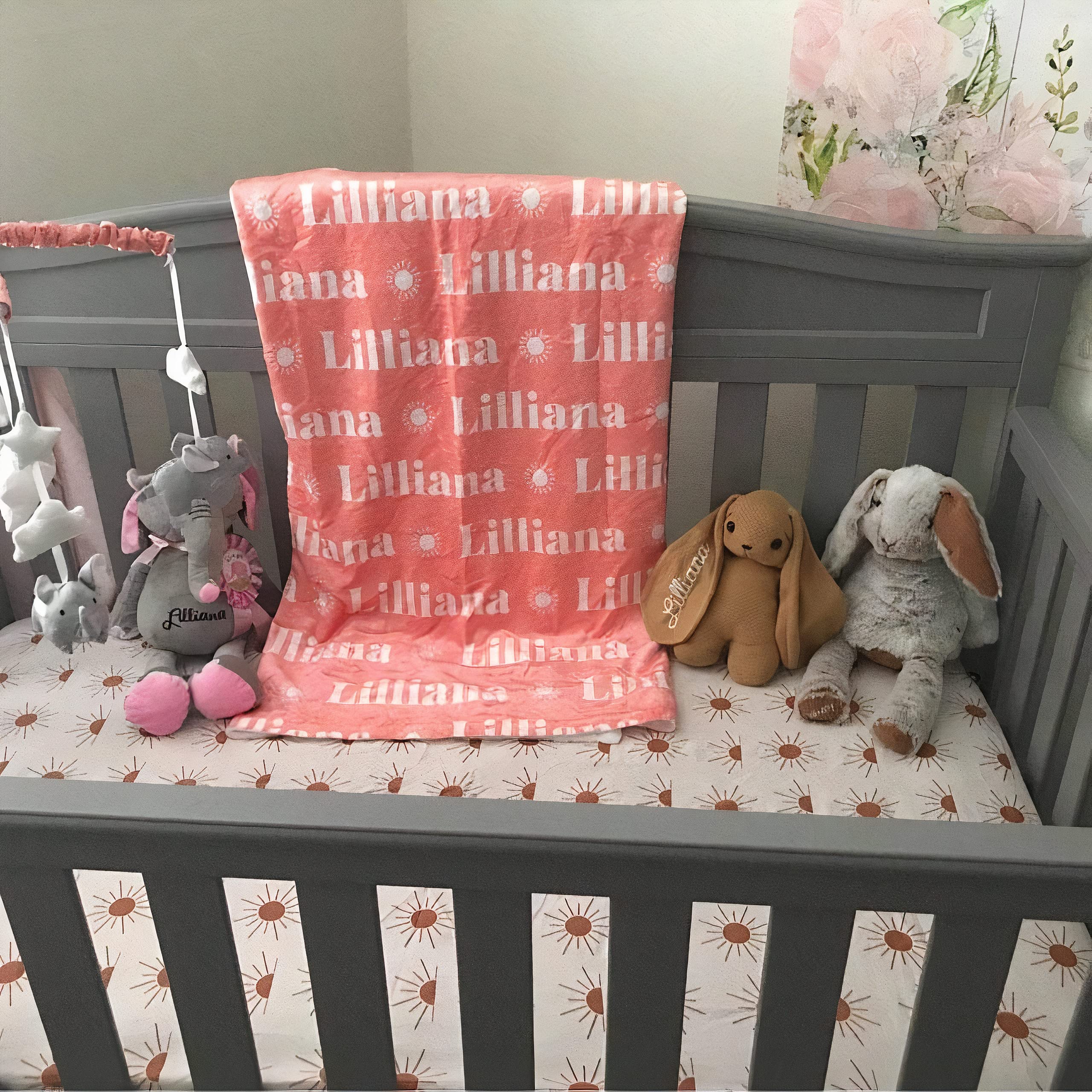 Personalized Baby & Kids Blanket with Name - Custom Embroidered Swaddle Blanket for Girls, Boys, Newborns & Adults - Perfect for Birthdays, Christmas, Baby Showers & Cozy Home Use