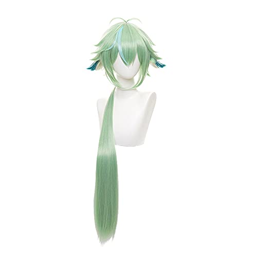 cyan long hair-1