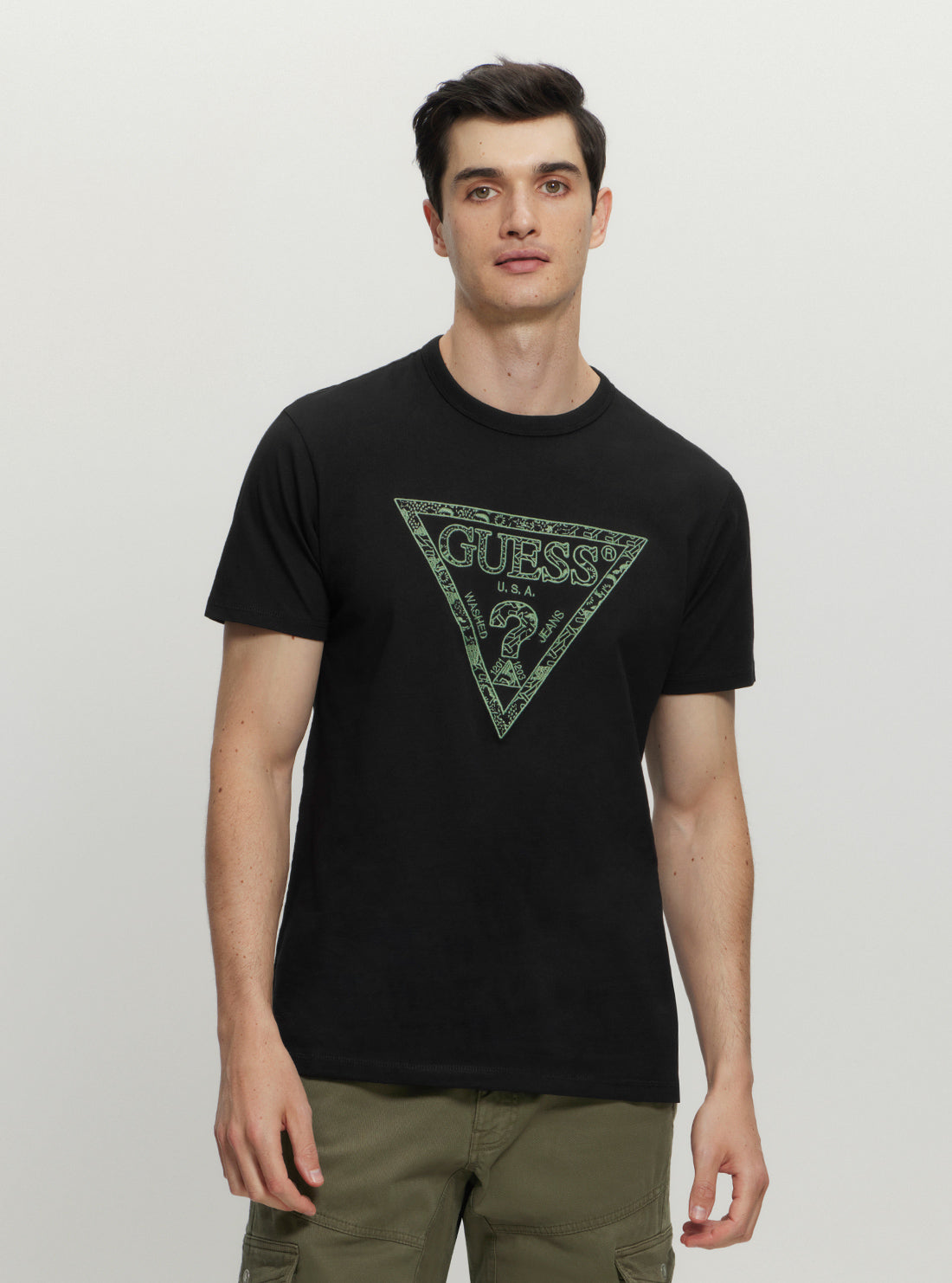 Eco-Friendly Black Logo T-Shirt for Men & Women | Organic Cotton Casual Tee | Perfect for Everyday Wear, Gym & Outdoor Activities
