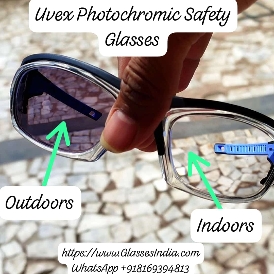 Uvex Photochromic Anti-Fog Sports Glasses with Rx Insert SP 5518 - UV Protection, Adjustable Fit for Cycling, Running & Outdoor Activities