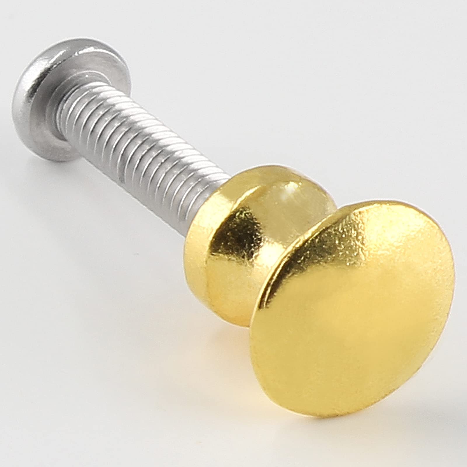Uenhoy 12-Piece Mini Cabinet Knobs - 1/2 Inch Gold Drawer Handles for Jewelry Box, Gift Case & Small Furniture - Perfect for DIY Home Decor & Cabinet Upgrades