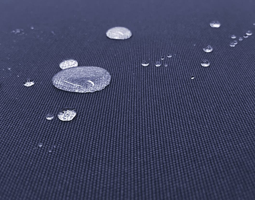 Waterproof Dark Navy Outdoor Patio Chair Cushion Covers 24x22x4 Inch (Set of 2) - All-Weather Resistant, Comfortable Seat Pillows for Garden, Poolside, Deck & Backyard Relaxation