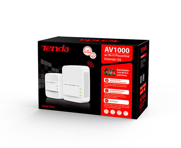 AV1000 AC Wi-Fi Powerline Extender Kit - High-Speed Internet Booster for Home & Office | Expand Network Coverage for Streaming, Gaming & Remote Work