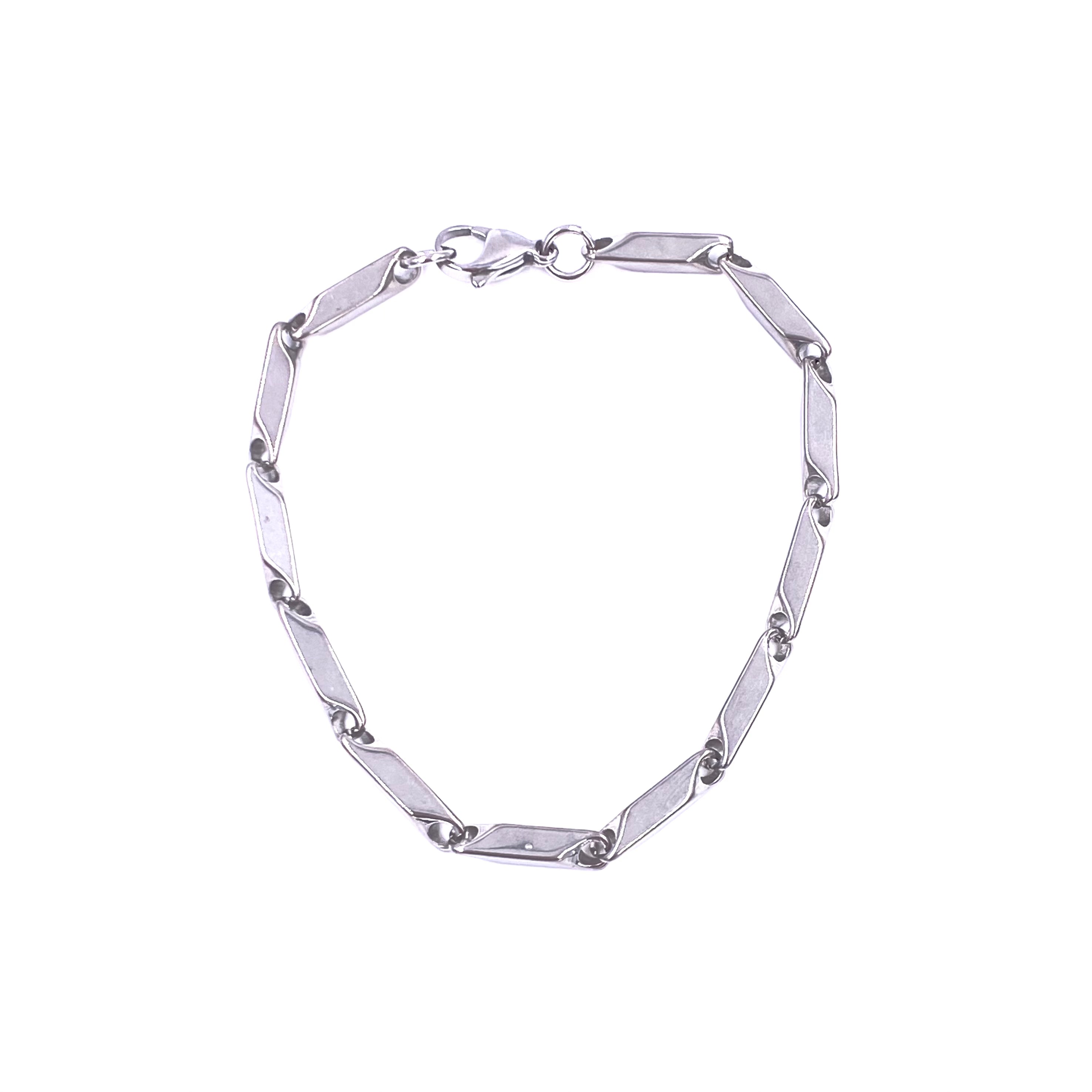 Ashley Gold Stainless Steel Tube Link Bracelet for Men - Durable & Stylish Jewelry Gift for Him, Perfect for Casual Wear, Date Night & Special Occasions