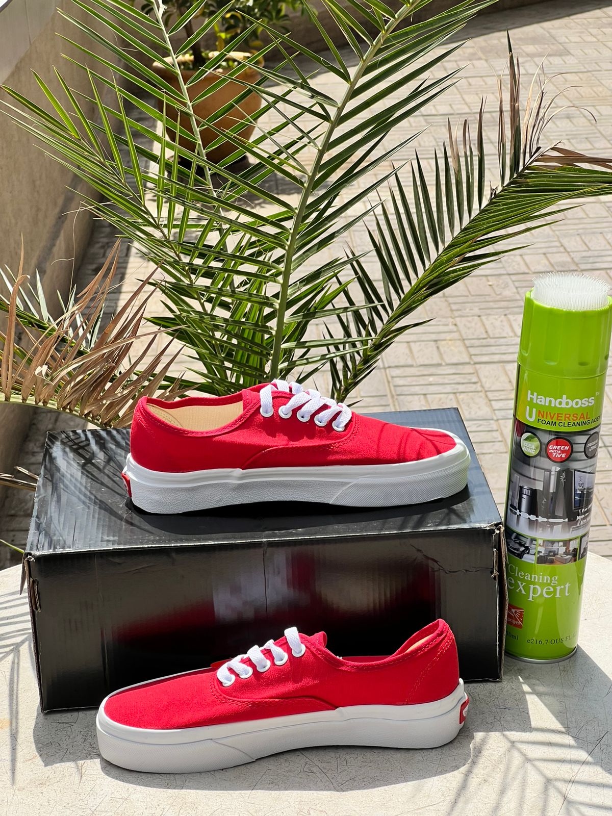 Vans Classic Slip-On Vibrant Red Canvas Sneakers for Men & Women - Comfortable Casual Shoes for Skateboarding, Walking & Everyday Wear