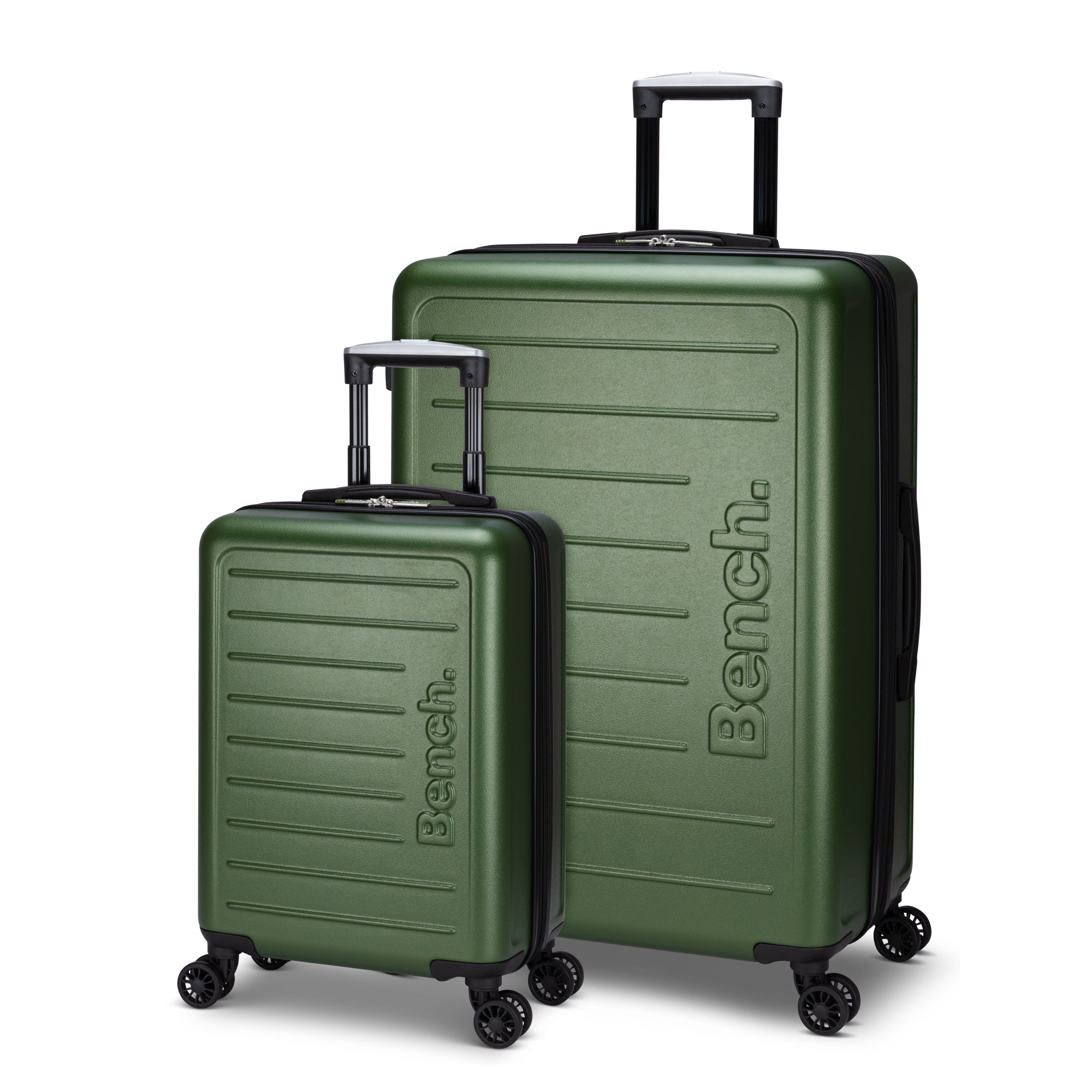 Bench Erasmos 2-Piece Luggage Set (Carry-On & Large Spinner Suitcase) - Lightweight Durable Travel Luggage for Business Trips & Family Vacations