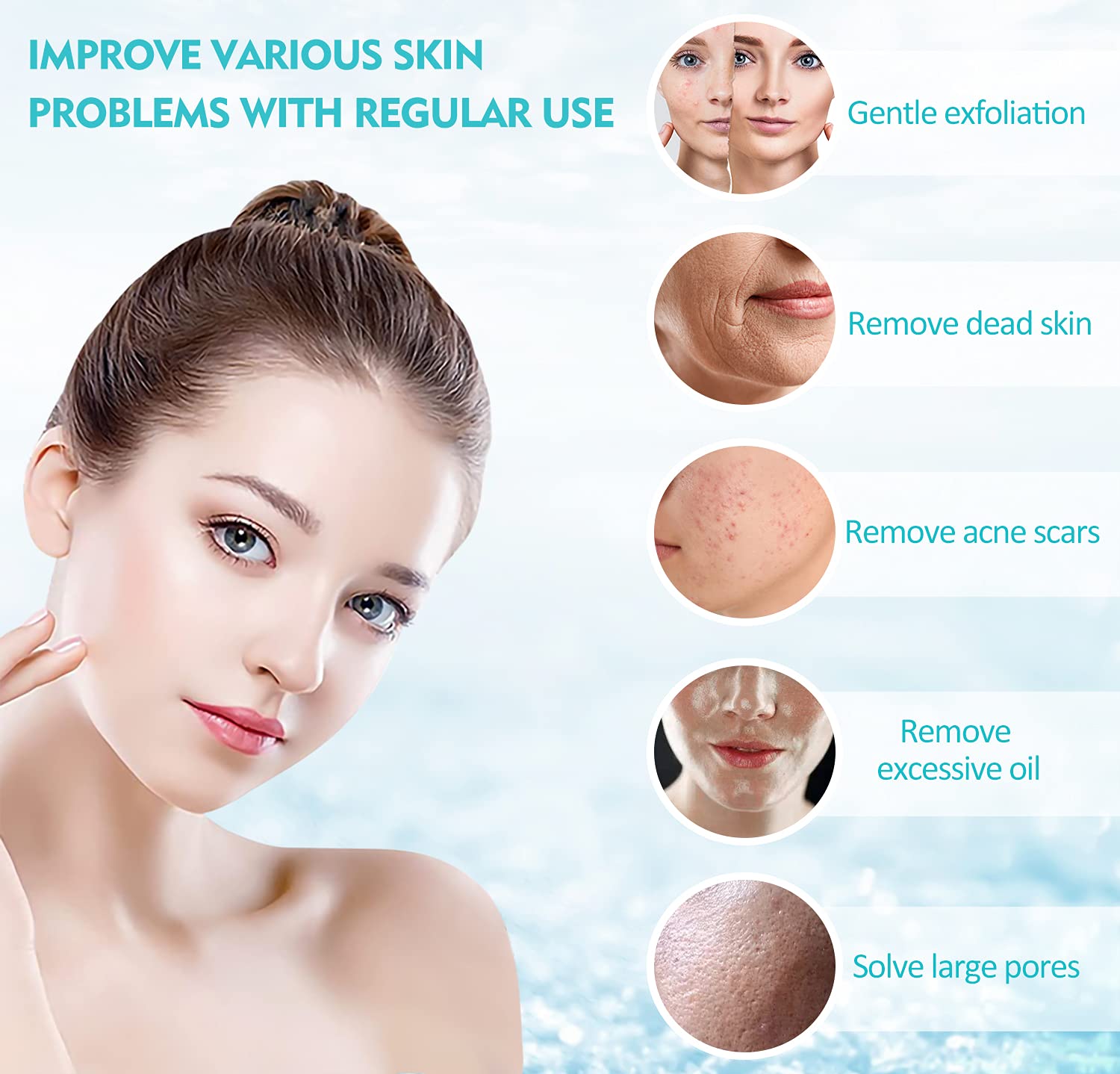 Aravli Diamond Microdermabrasion Machine - Professional Suction Power Dermabrasion Tool for Home Facial Skin Care | At-Home Spa Treatment & Anti-Aging Skincare Solution