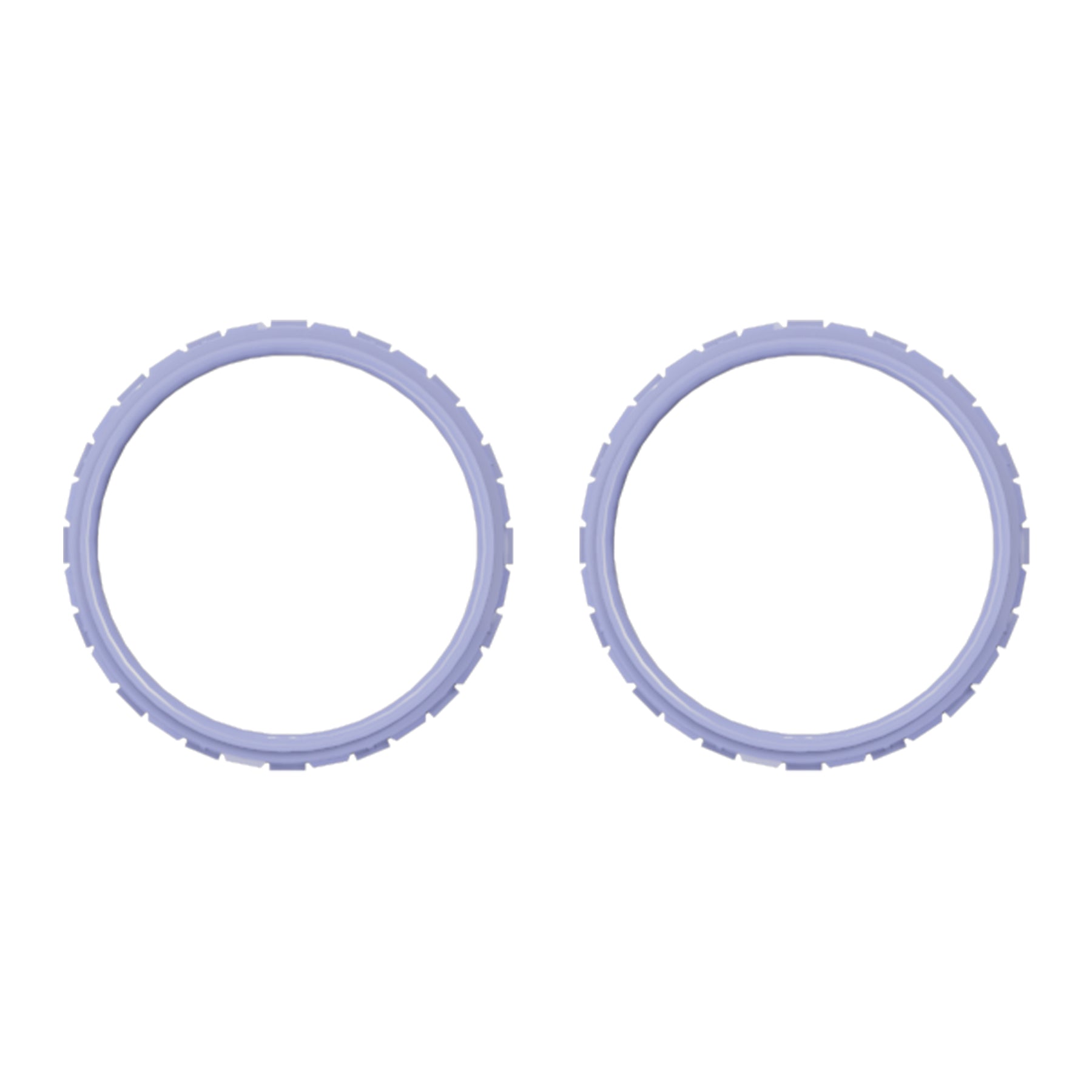 eXtremeRate Custom Replacement Accent Rings for PS5 Controller - Light Violet | PS5 Accessories for Gaming Enthusiasts | Perfect for Customizing & Personalizing Your Controller