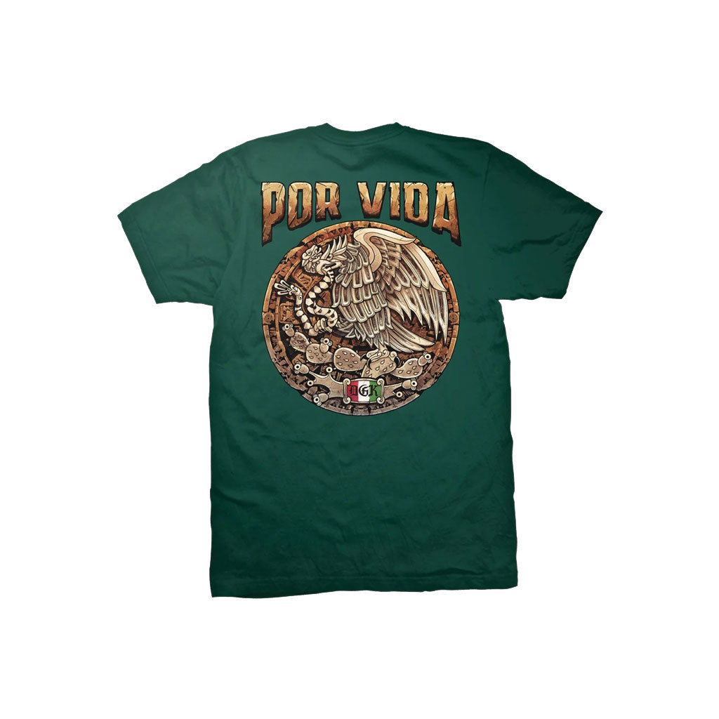 DGK Empire Short Sleeve T-Shirt for Men - Forest Green Cotton Streetwear Tee - Perfect for Casual Wear, Skateboarding & Urban Fashion