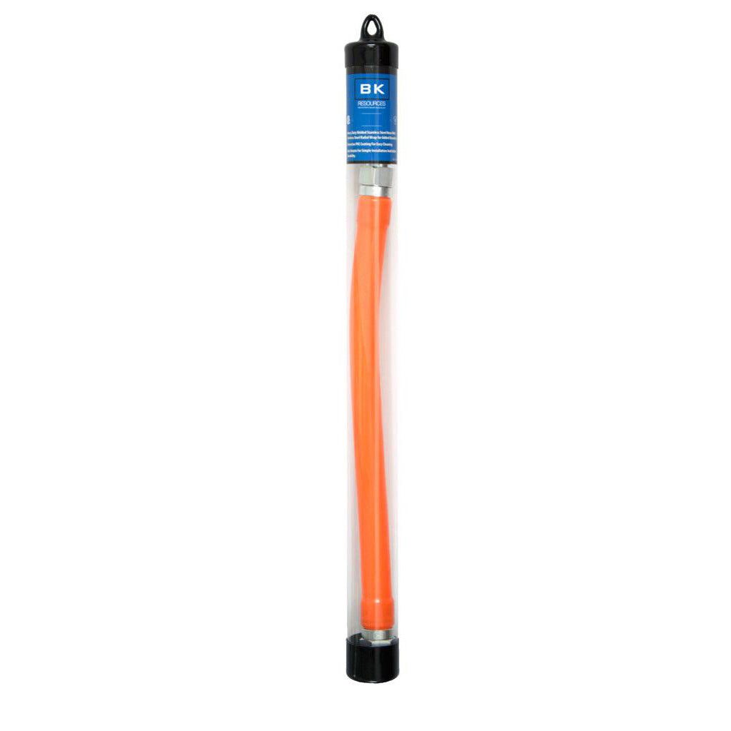 BK Resources 3/4 x 36 Inch Gas Hose Connector - BKG GHC 7536 PT - High Pressure Propane & Natural Gas Fitting for BBQ Grills, Fire Pits & Outdoor Appliances