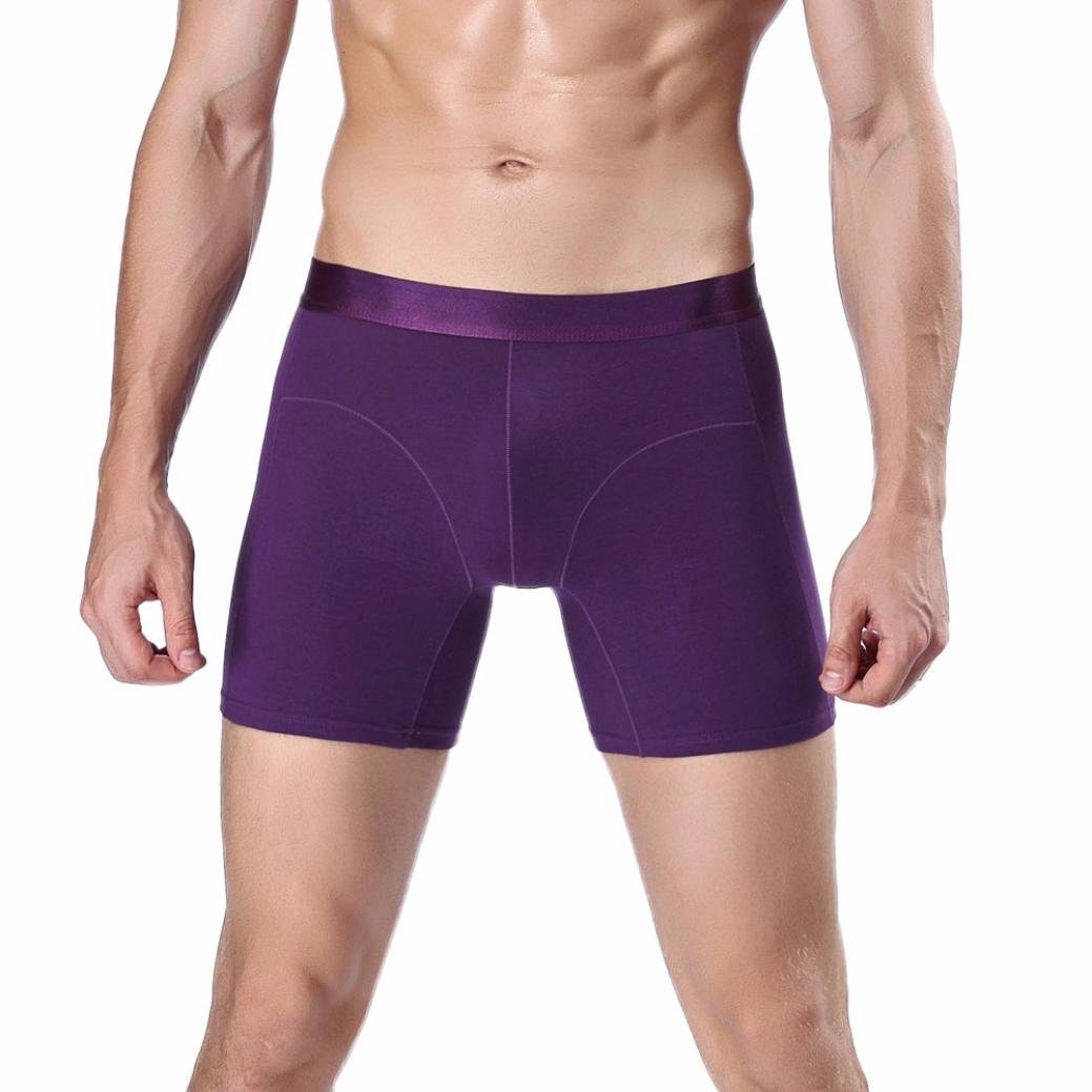 Lightning Deals Men's Boxer Briefs - 2018 Sexy Soft Cotton Breathable Underwear with Bulge Pouch | Comfortable Daily Wear & Gym Workout Underpants