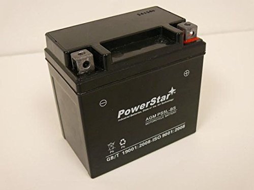 Kymco Dink 50cc Motorcycle Battery - PowerStar PS5L-BS-038 Replacement for Smooth Rides