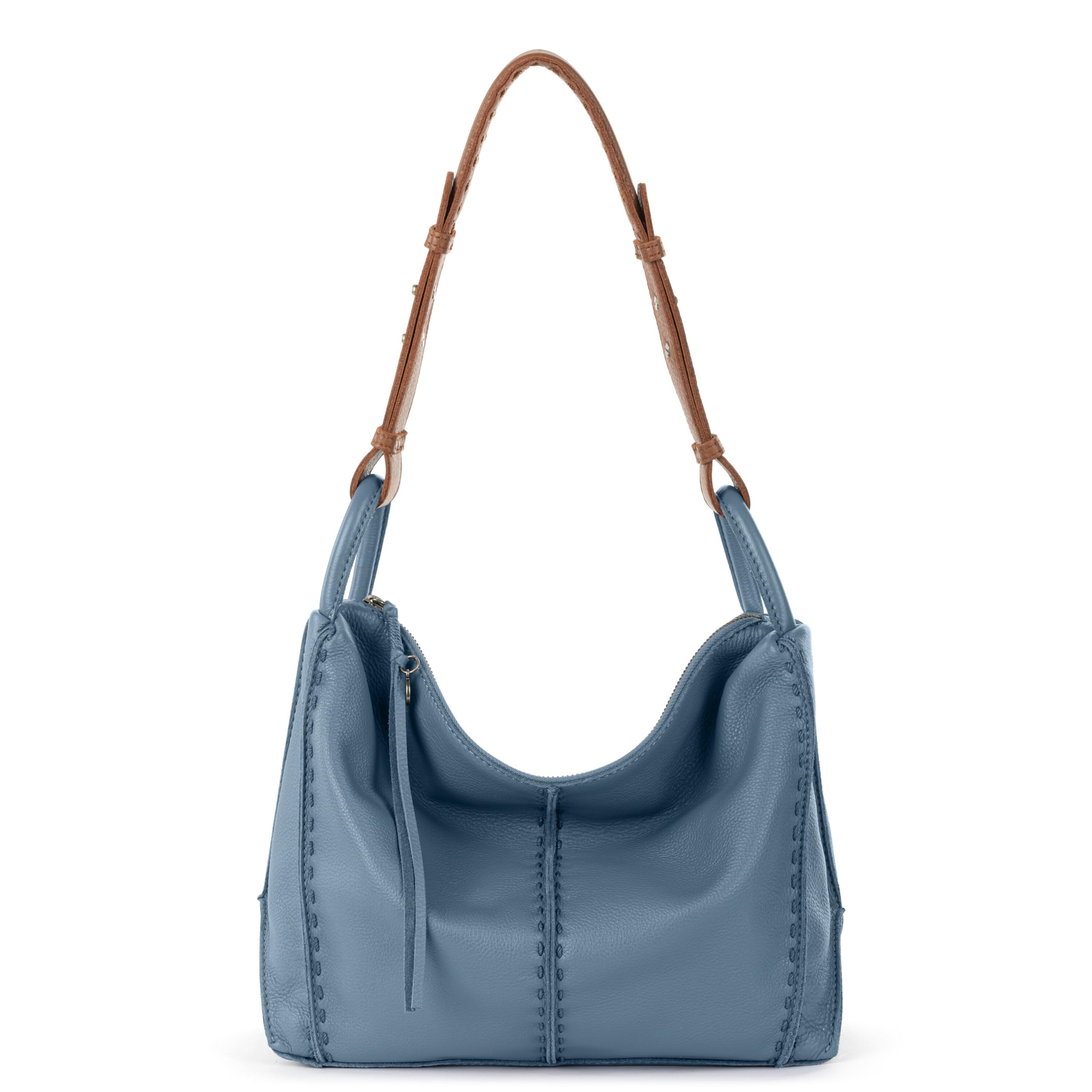The Sak Los Feliz Genuine Leather Hobo Shoulder Bag - Stylish & Lined Purse for Women, Perfect for Work, Travel & Everyday Use