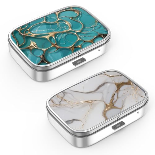 Set-2-green Marble+gray Marbling Gold