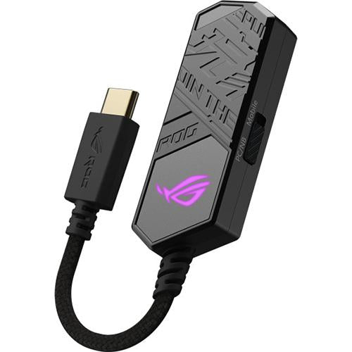 ASUS ROG Clavis USB-C Gaming DAC Headphone Amplifier - High-Resolution Audio for PC, PS5, Mobile - Perfect for Gaming, Streaming & Music Listening