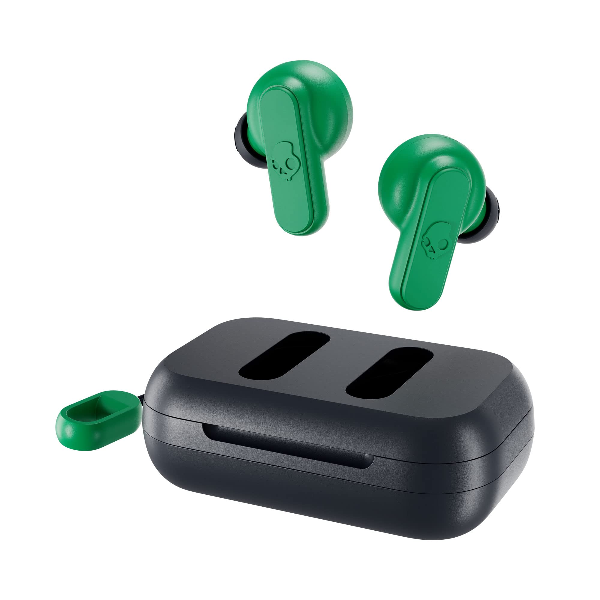 Skullcandy Dime 2 True Wireless Bluetooth Earbuds - Dark Blue/Green (Renewed) | Noise Cancelling, IPX4 Waterproof, 12H Battery for Gym, Running & Travel