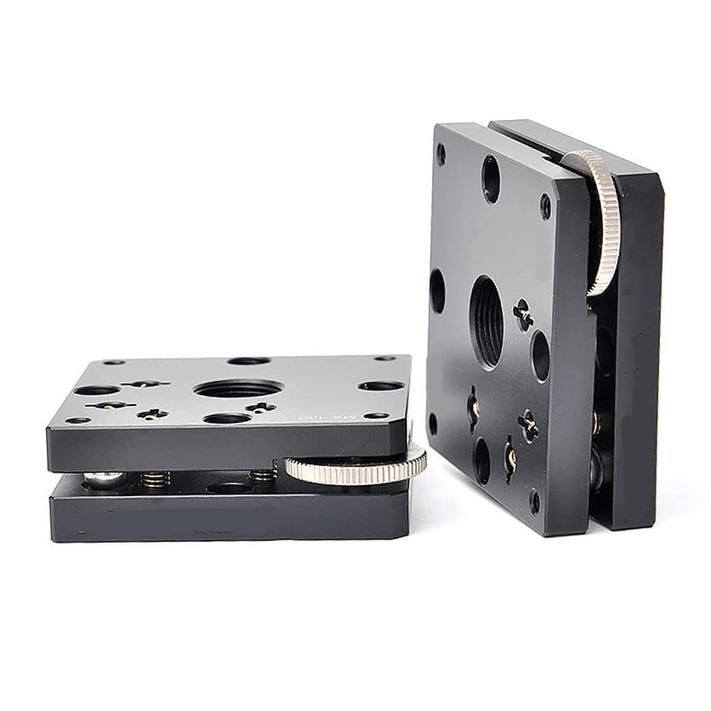 Precision Manual Fine Adjustment Horizontal Tilt Stage - PT-SD76/SD77 Optical Displacement Platform for Microscopy & Laser Alignment (1