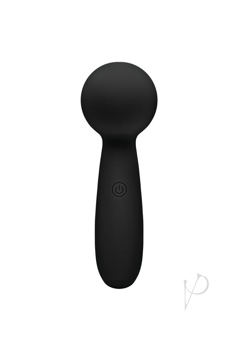 Bodywand Mini Lollies Rechargeable Silicone Mini Vibrator - Black | Compact & Powerful Personal Massager for Women | Perfect for Travel, Discreet Use & Sensual Pleasure