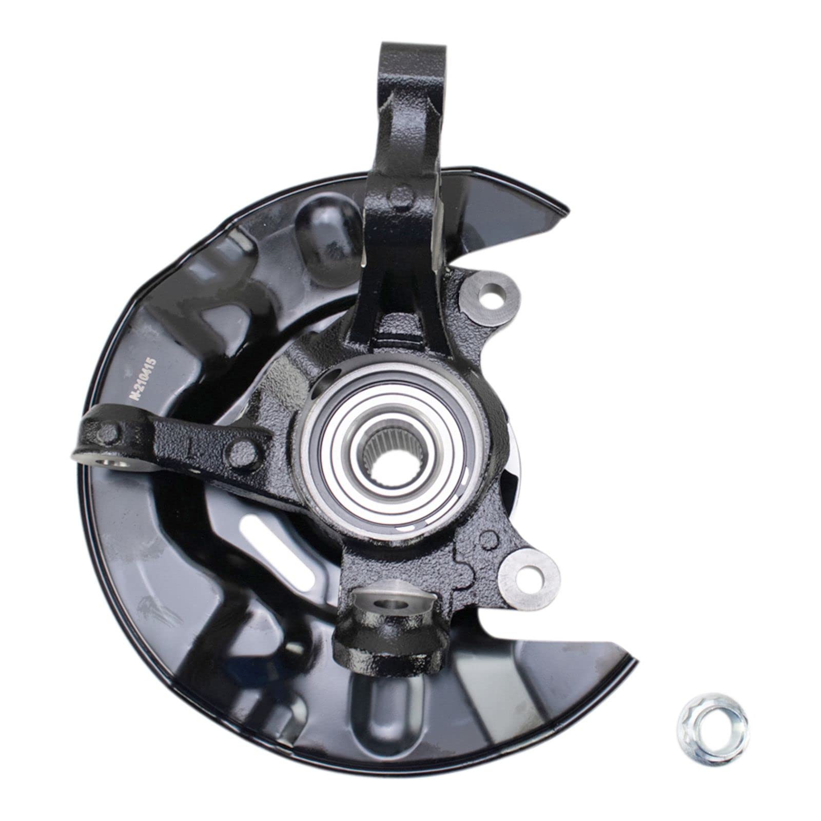 Toyota Matrix FWD Front Left Wheel Bearing Hub Assembly with Knuckle - Replacement for Smooth & Quiet Ride - Perfect for City Commuting & Highway Driving