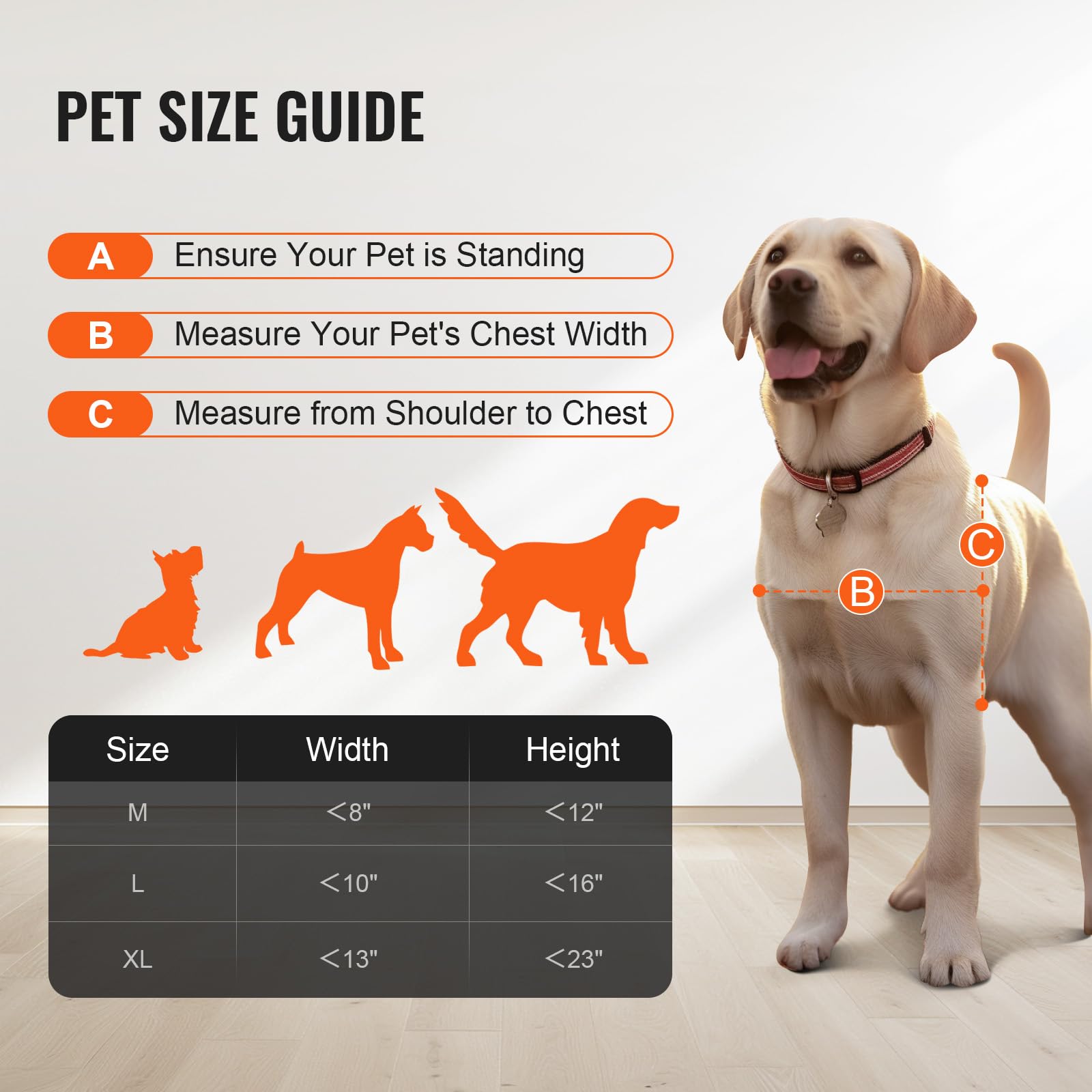 VEVOR Adjustable Pet Door for Sliding Glass Doors - 75 7/8