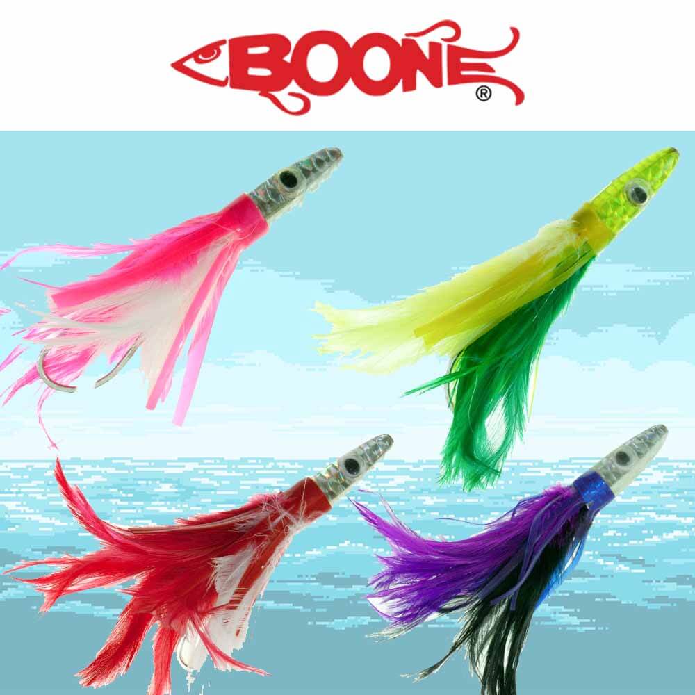 BOONE Tuna Treat Rigged 7/0 Saltwater Fishing Lure - Premium Offshore Trolling Bait for Big Game Fish Like Tuna, Marlin & Swordfish | Perfect for Deep Sea Fishing & Tournament Anglers