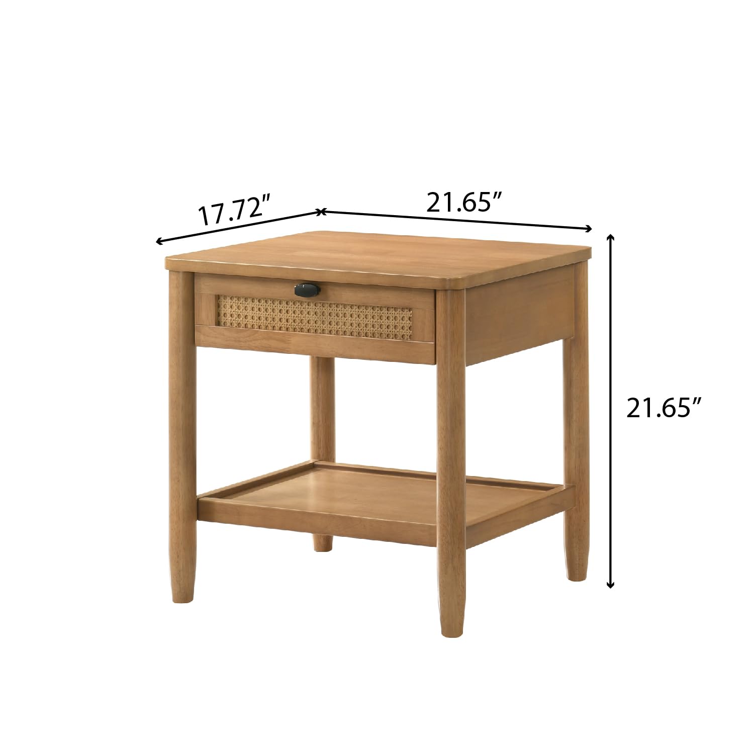 Roundhill Furniture Vichy 3-Piece Rubberwood Bedroom Set - Queen Size Platform Bed with 2 Nightstands, Textured Polyester Upholstery | Modern Bedroom Furniture for Small Spaces & Guest Rooms
