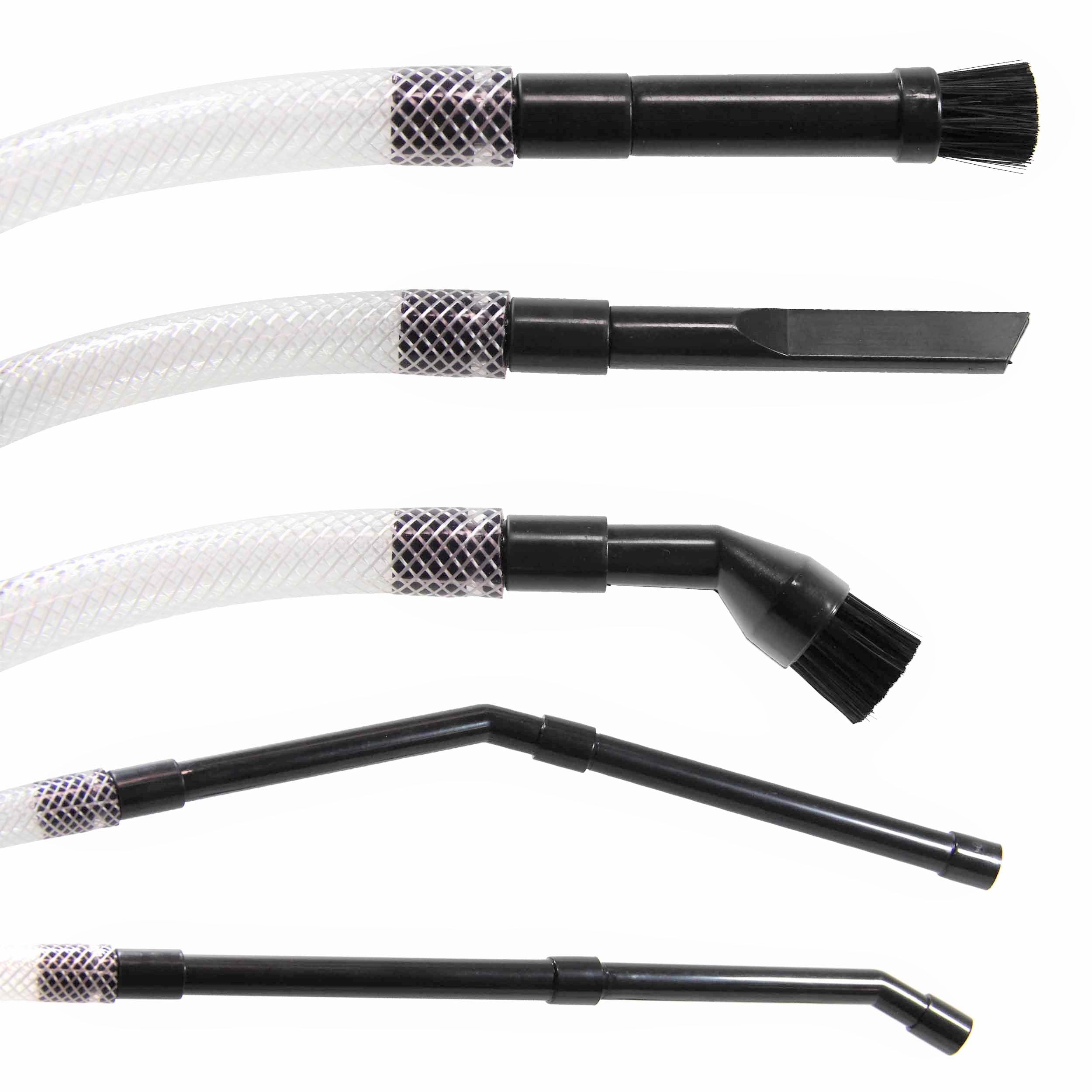 MaximalPower Mini & Micro Vacuum Cleaner Attachment Tool Kit - 8 Piece Set Combo Pack for Home, Car, and Pet Hair Cleaning