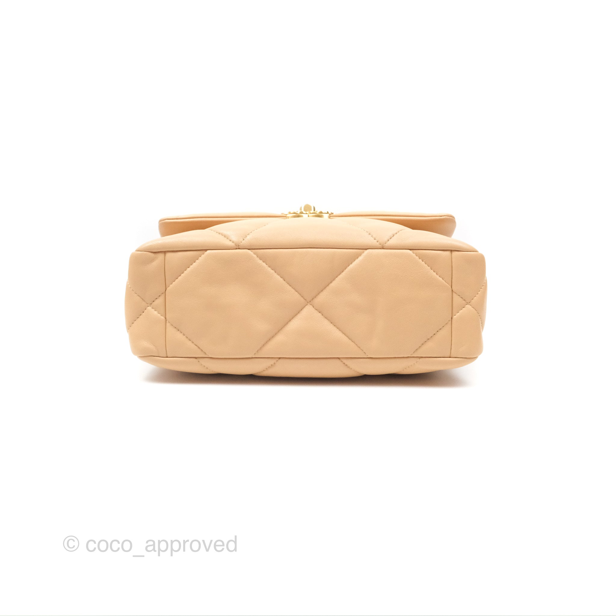 Chanel 19 Small Beige Handbag with Mixed Hardware - Luxury Crossbody Bag for Women, Perfect for Date Night & Special Occasions