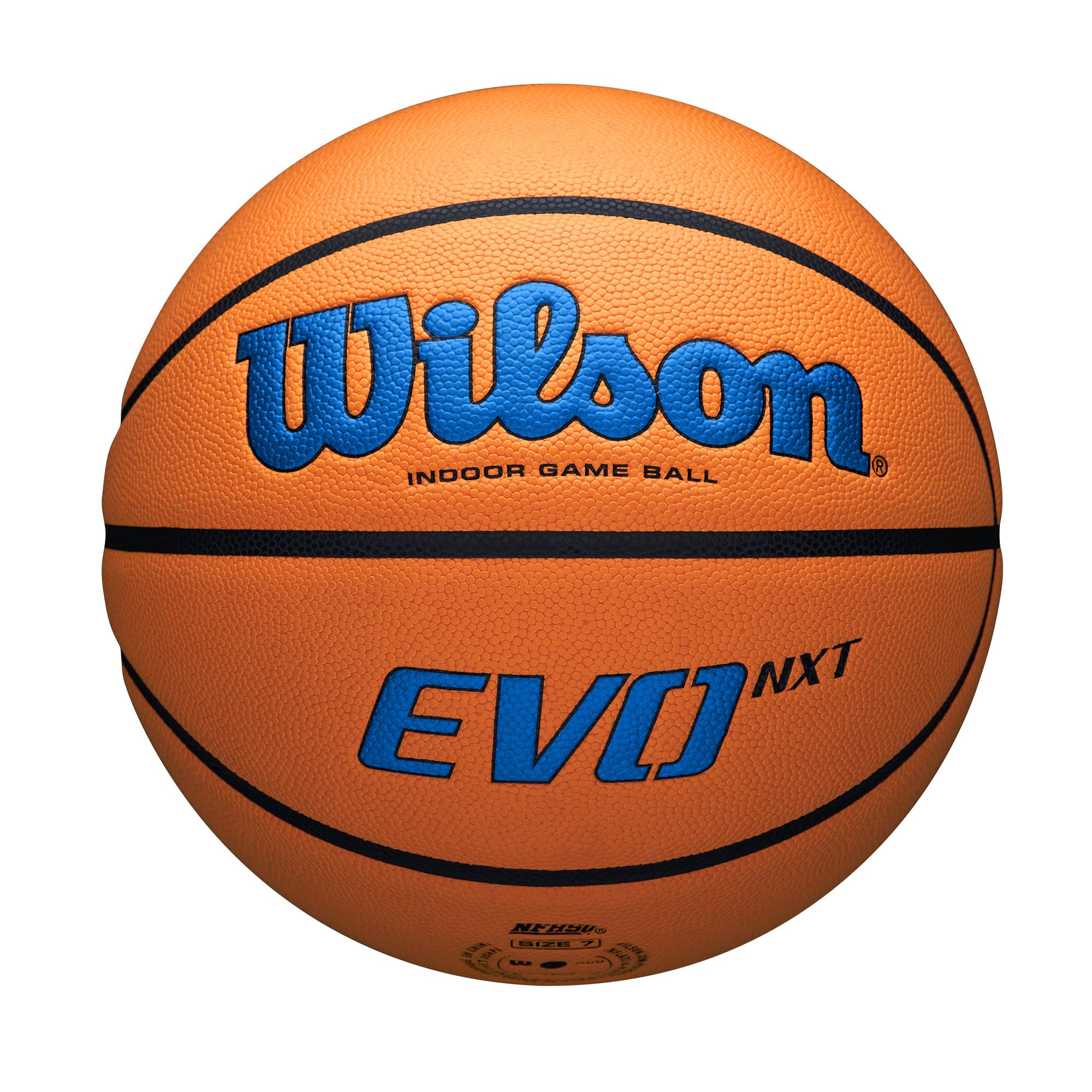 Wilson NCAA Evo NXT Official Indoor Game Basketball - Size 6 & 7 for Men & Women - Perfect for College, High School & Recreational Play