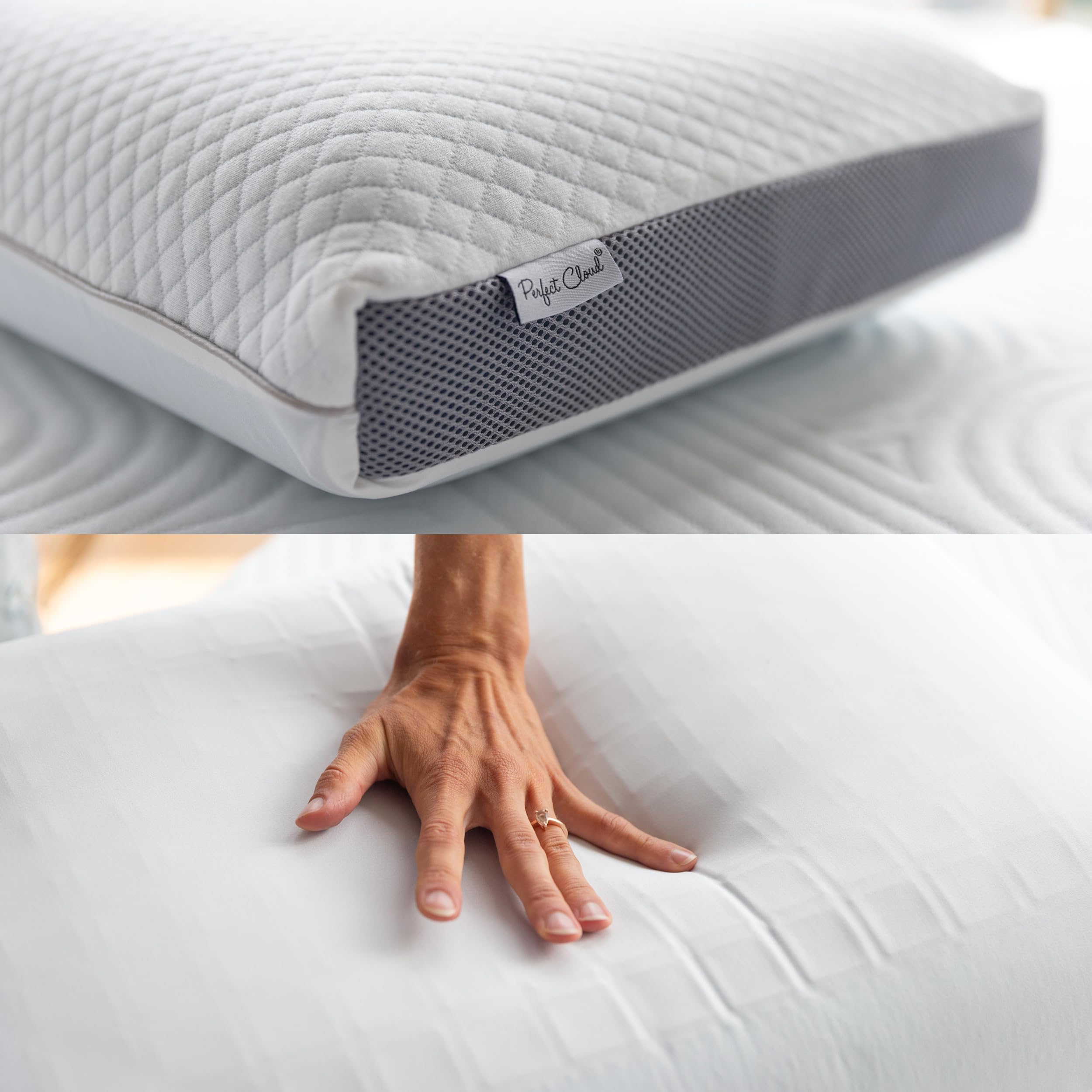 Cooling Gel Memory Foam Pillow for Side & Back Sleepers - 5.5 Inch Breathable Medium Support Pillow with Dual Cooling Technology | Perfect for Hot Sleepers, Neck Pain Relief & Better Sleep