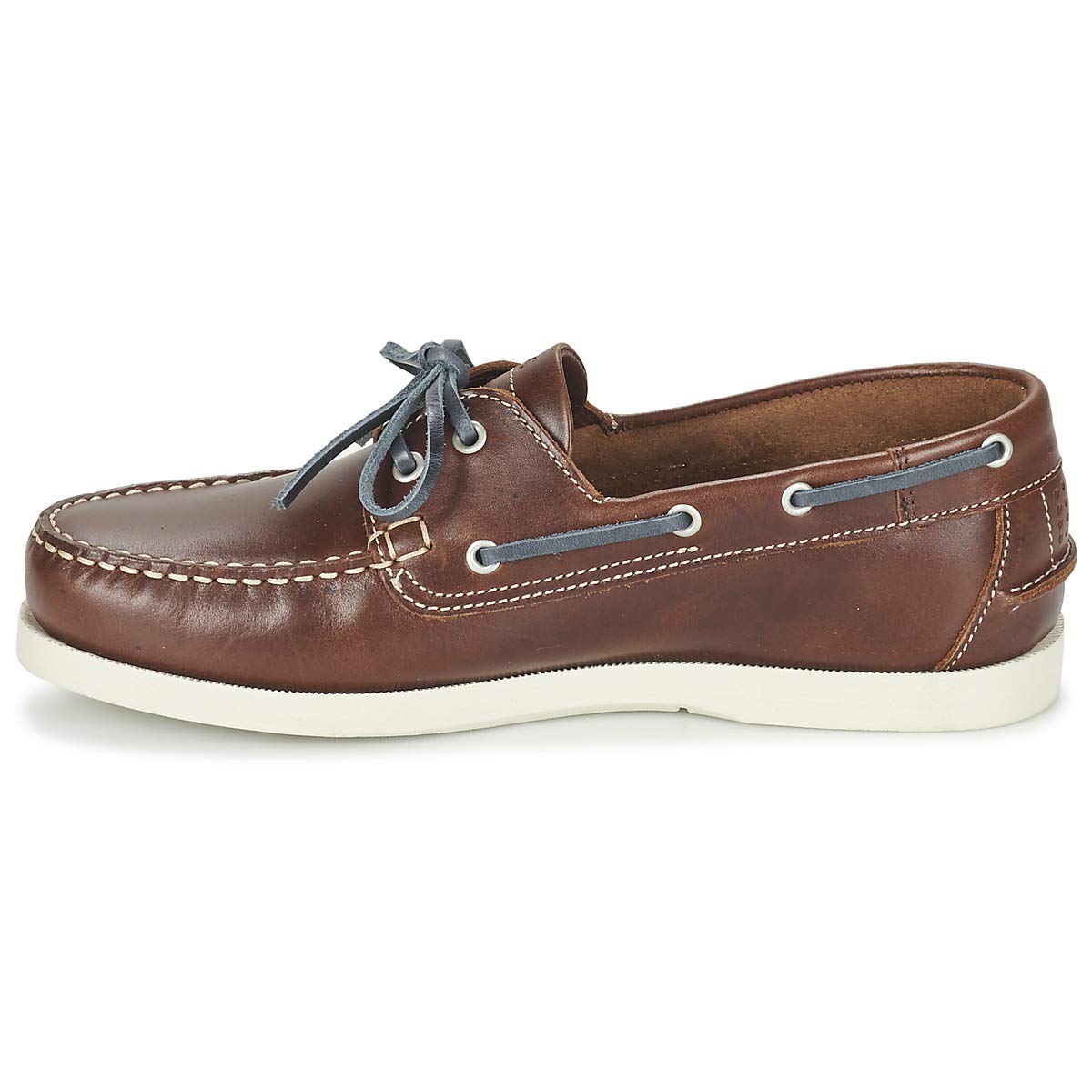 TBS Men's Casual Boat Shoes - Comfortable Slip-On Deck Shoes for Sailing, Walking & Outdoor Activities | Non-Slip Rubber Sole | Breathable Leather Upper