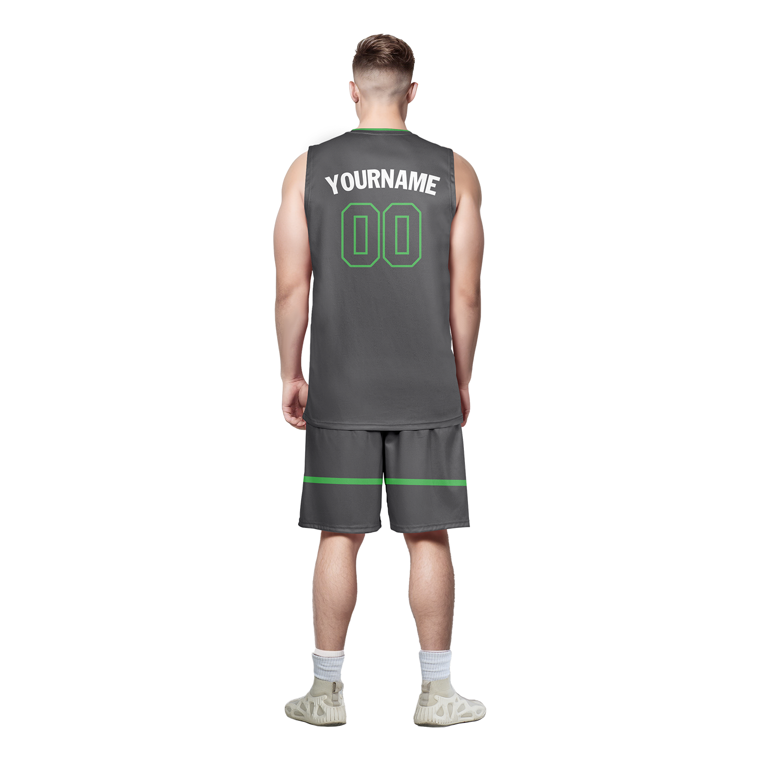 Custom Grey Classic Style Basketball Jersey BBJ01 - Breathable & Durable Sports Uniform for Men & Women - Perfect for Team Games, Training, and Fan Apparel